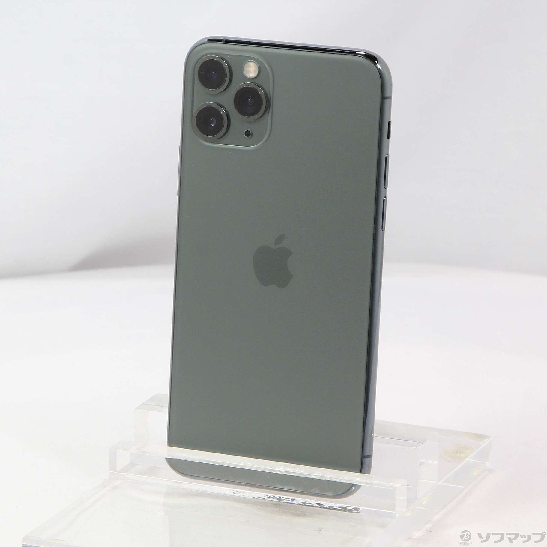 中古】iPhone11 Pro 64GB ミッドナイトグリーン MWC62J／A SIMフリー