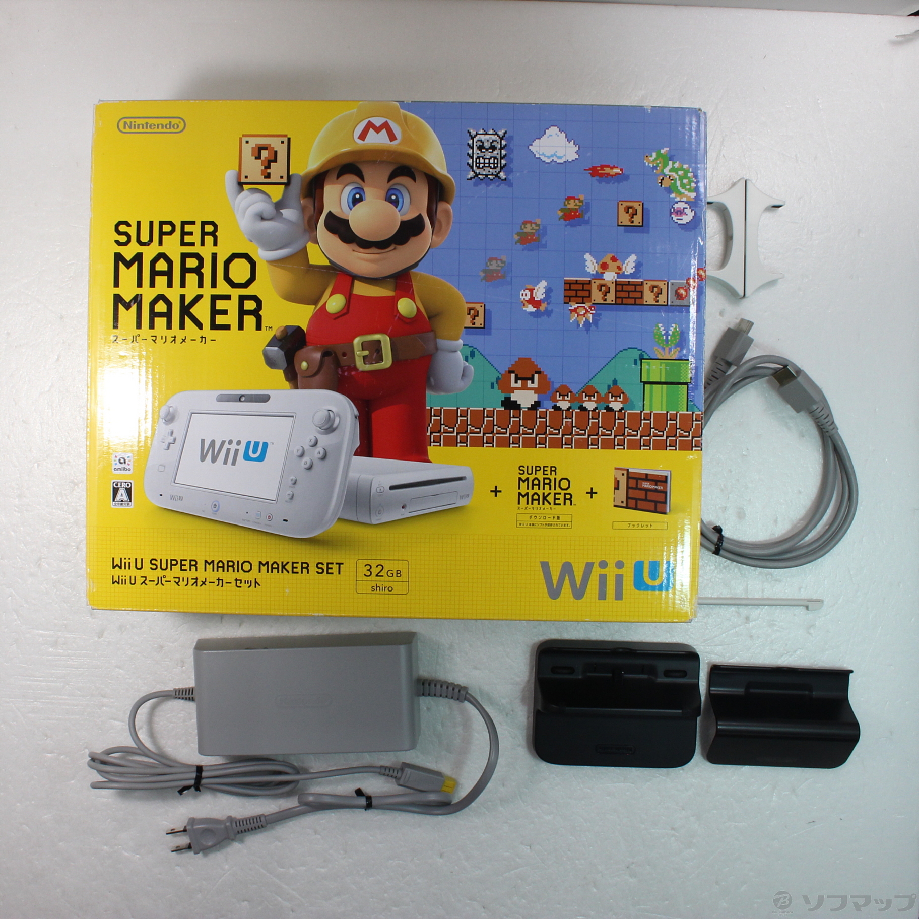 中古】Wii U スーパーマリオメーカーセット WUP-S-WAHA [2133047682767