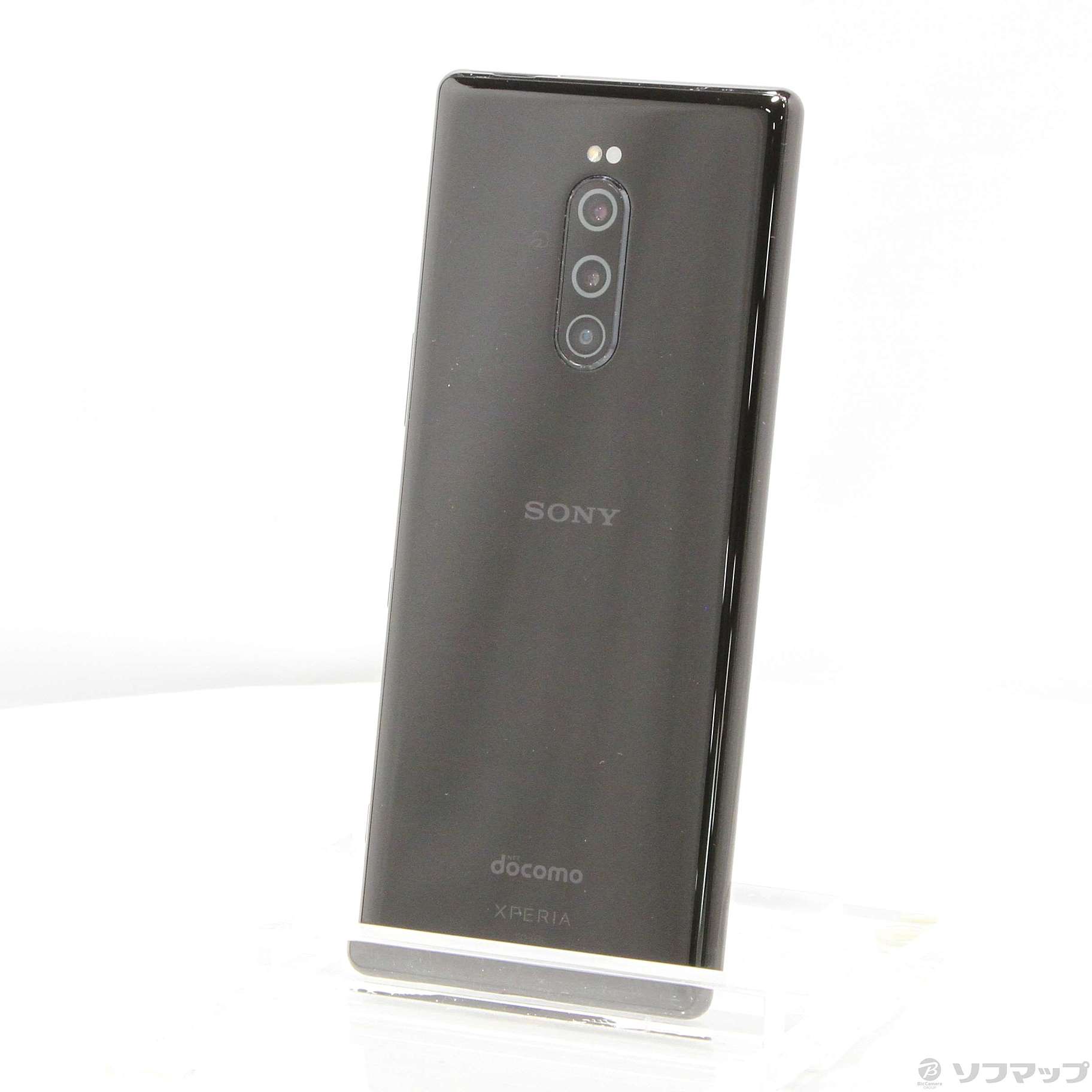 中古】Xperia 1 64GB ブラック SO-03L docomoロック解除SIMフリー