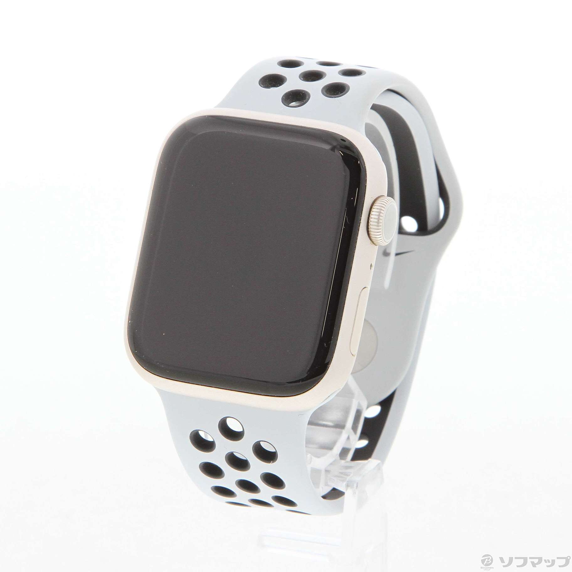 中古】Apple Watch Series 7 Nike GPS 45mm スターライトアルミニウム