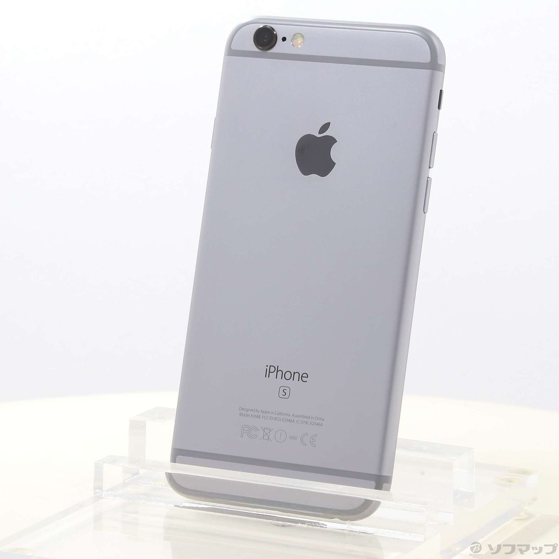 Apple iPhone 6S 64GB スペースグレイ SIMフリースマートフォン/携帯 