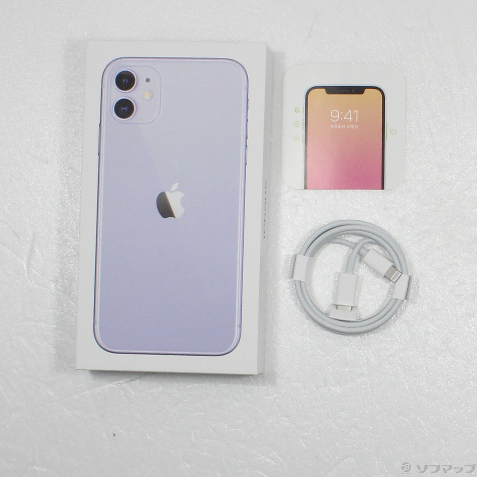 中古】セール対象品 iPhone11 128GB パープル MHDM3J／A SIMフリー