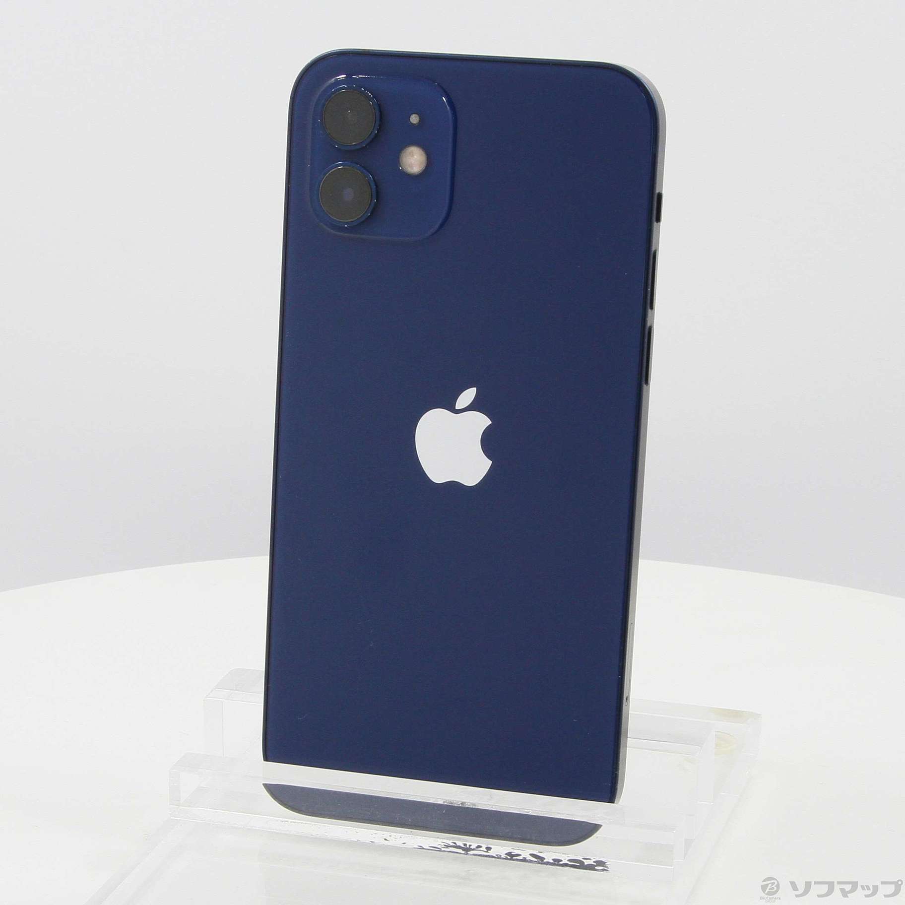 中古】iPhone12 64GB ブルー MGHR3J／A SIMフリー [2133047734411