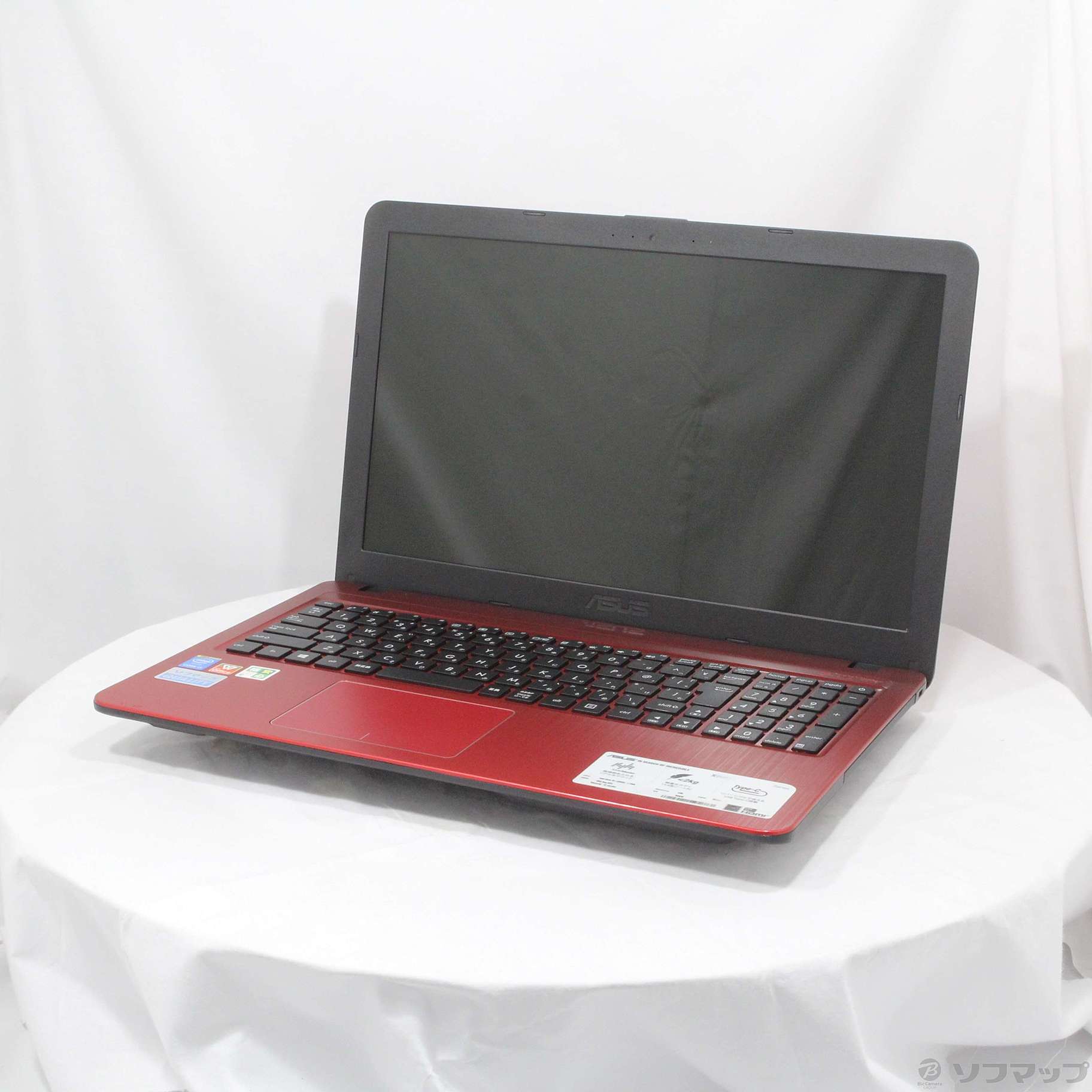 中古】格安安心パソコン VivoBook X540LA X540LA-RED レッド 〔Windows