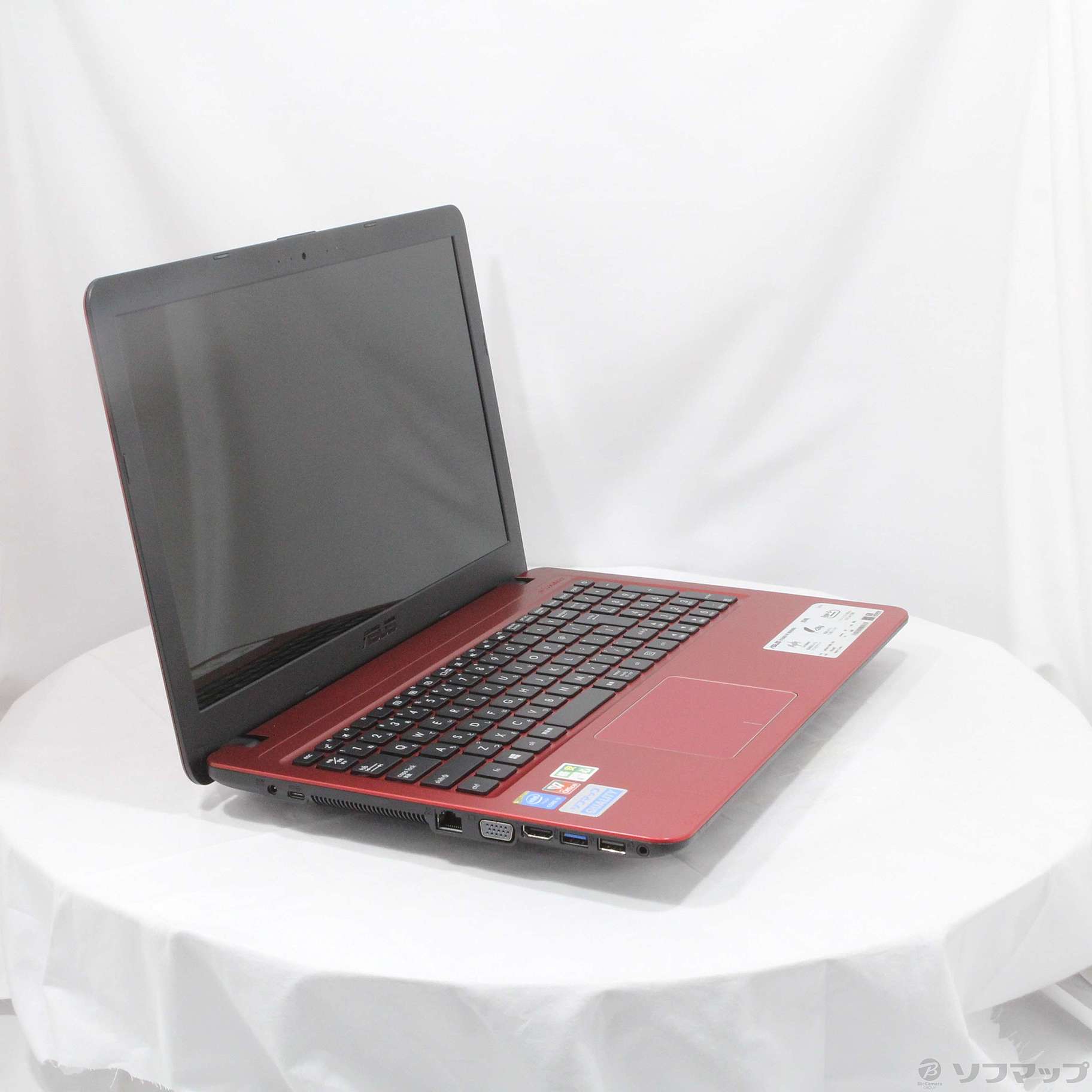 中古】格安安心パソコン VivoBook X540LA X540LA-RED レッド 〔Windows