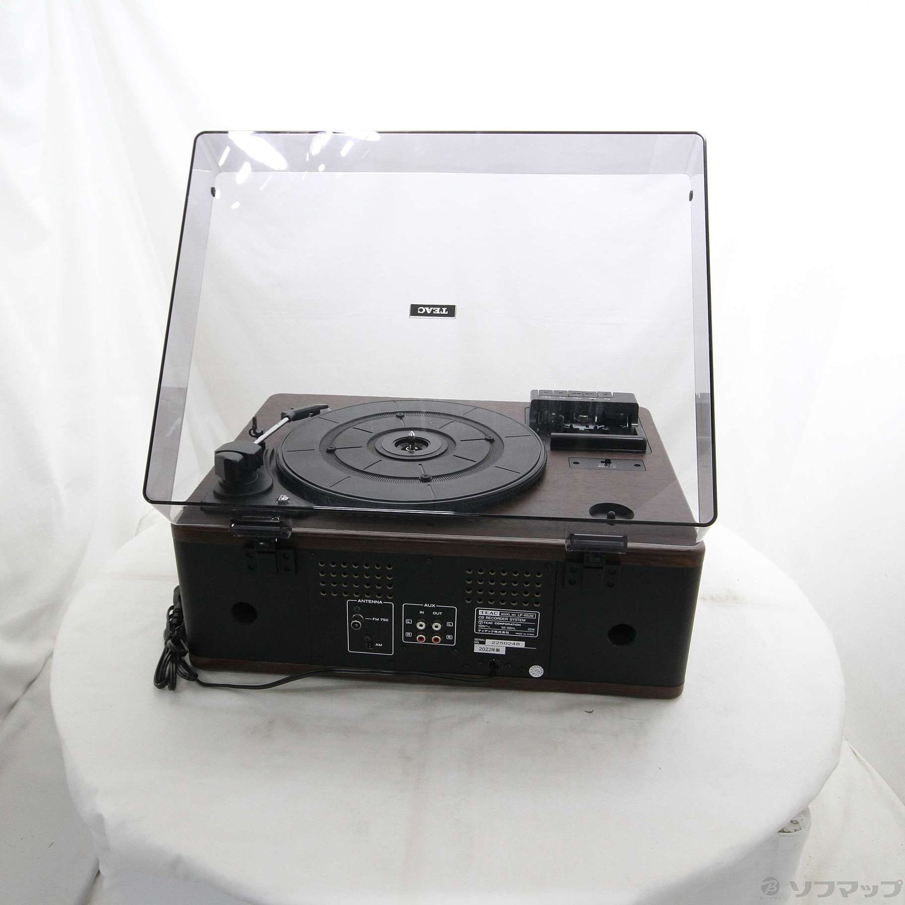 中古】〔展示品〕 LP-R520 ターンテーブル／カセットプレーヤー付CD