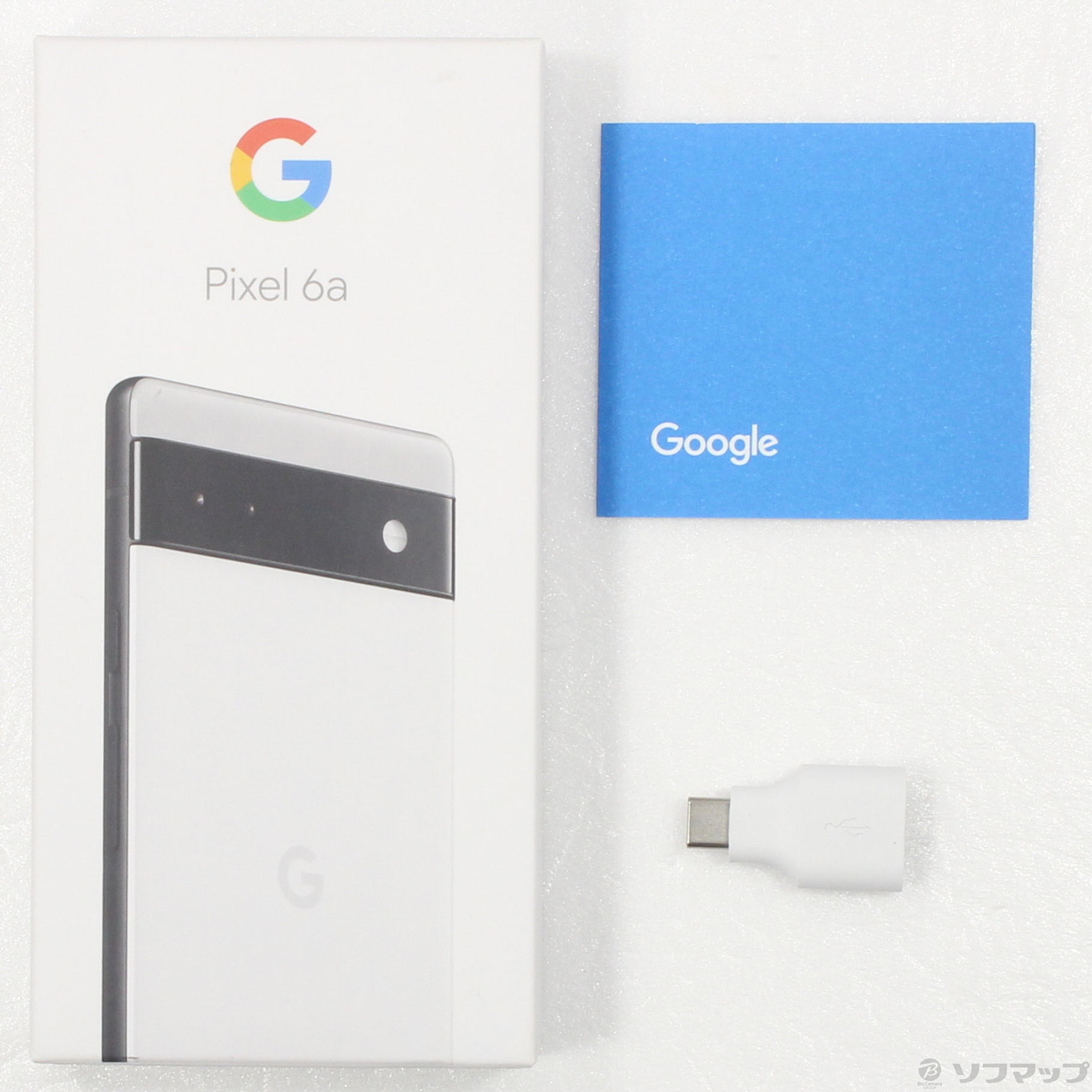 中古】Google Pixel 6a 128GB チョーク GB17L auロック解除SIMフリー