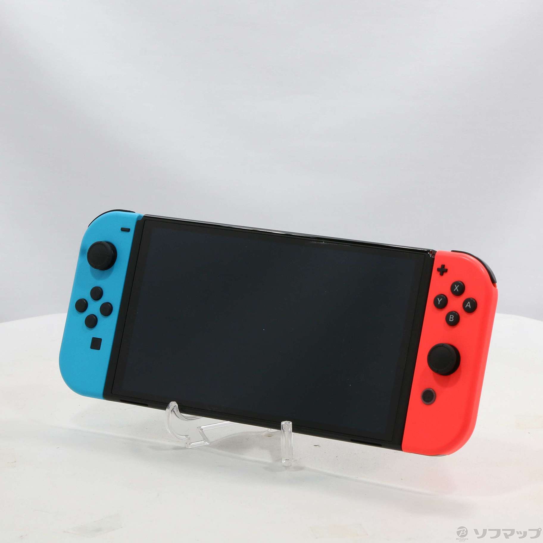 中古】Nintendo Switch 有機ELモデル Joy-Con(L) ネオンブルー／(R ...