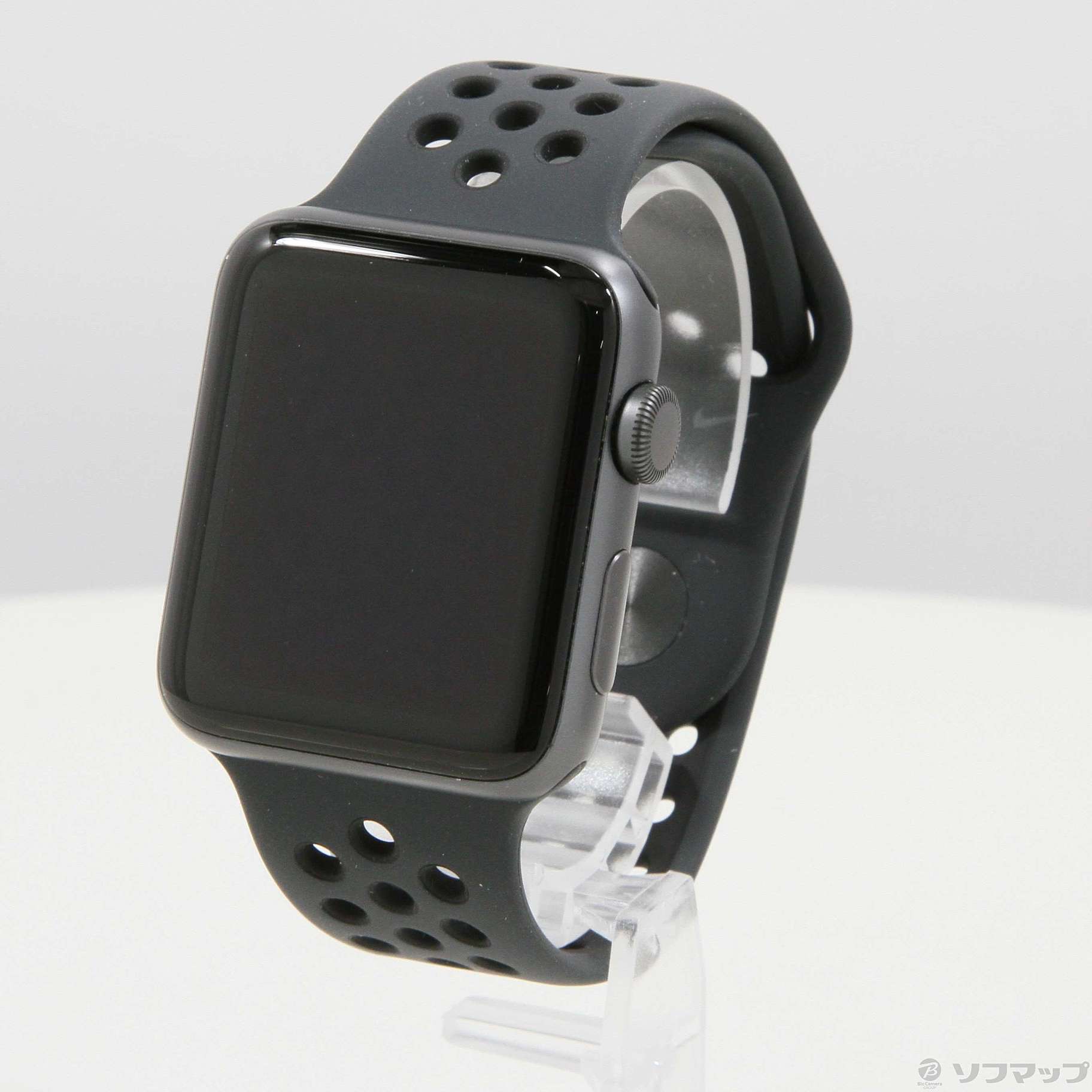 中古】Apple Watch Series 3 Nike+ GPS 42mm スペースグレイ