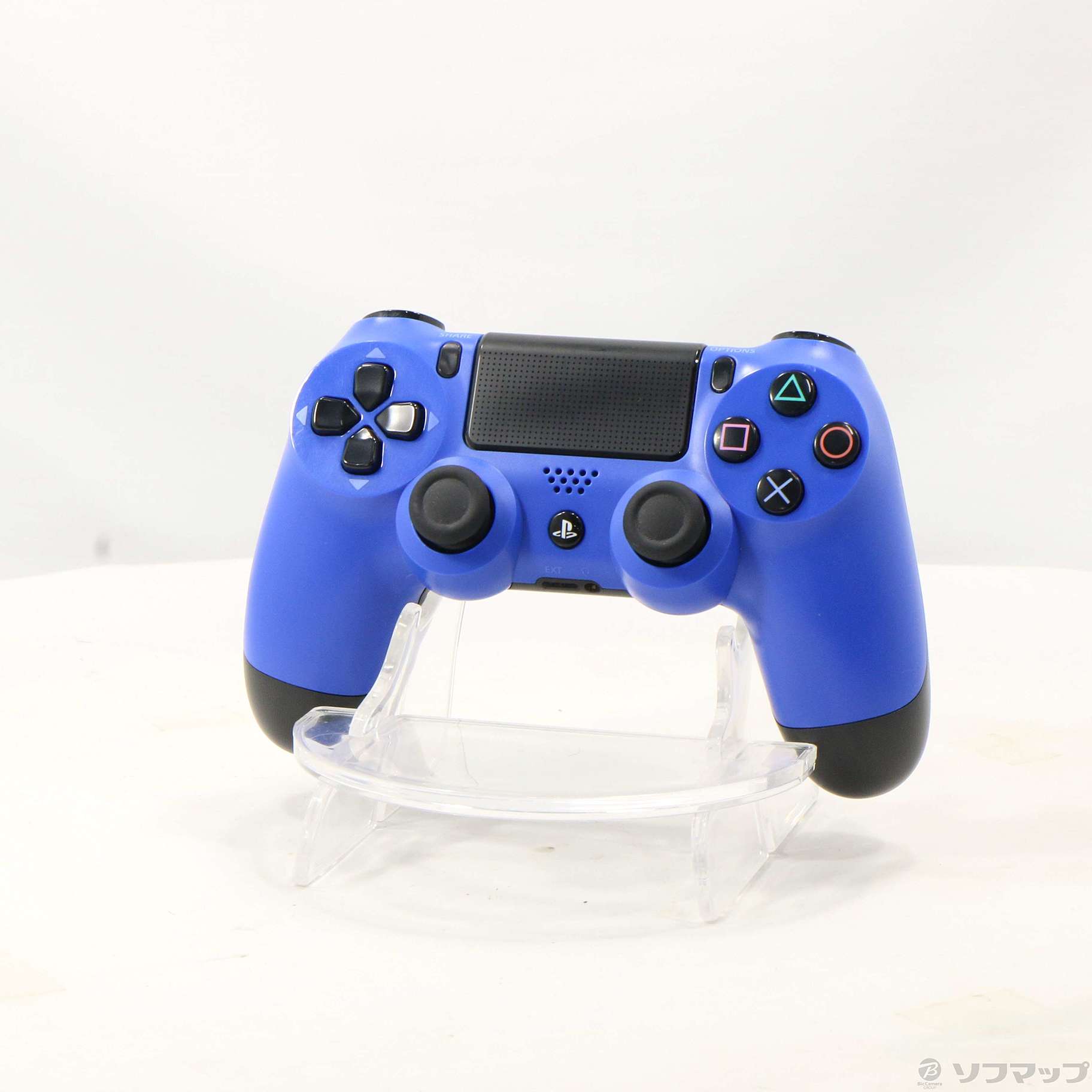 中古】ワイヤレスコントローラー DUALSHOCK4 ウェイブ・ブルー 【PS4