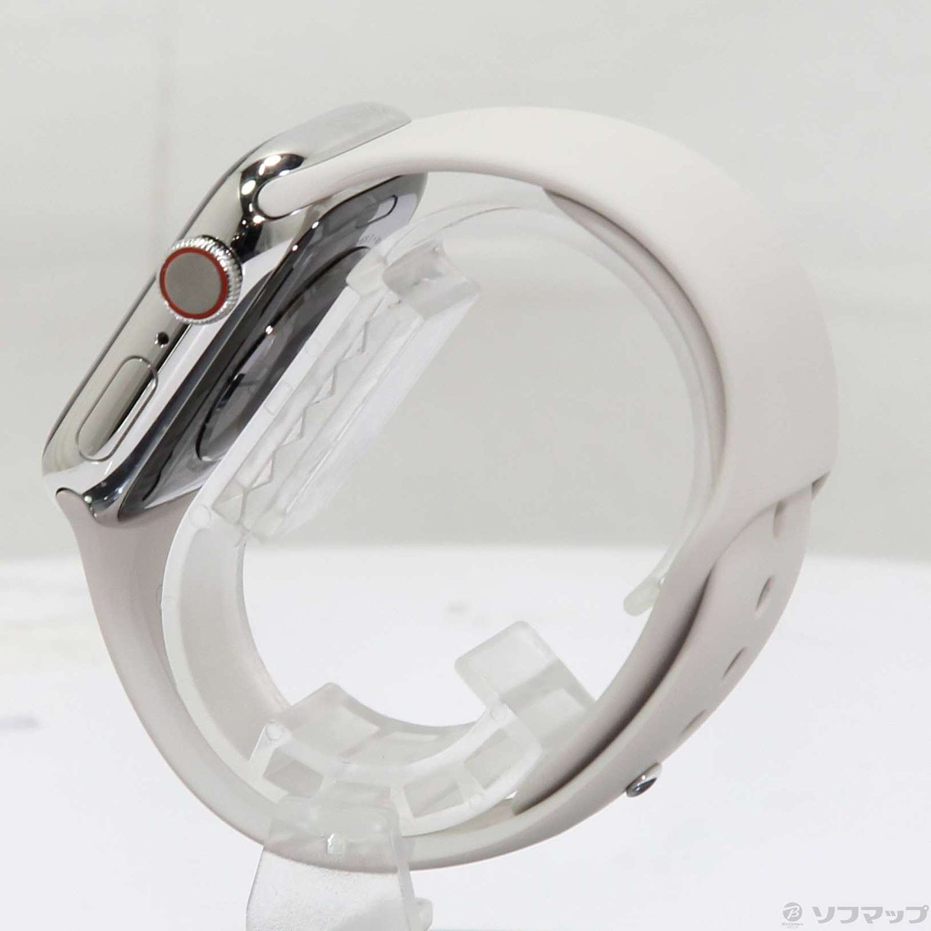 中古】〔展示品〕 Apple Watch Series 7 GPS + Cellular 41mm シルバーステンレススチールケース  スターライトスポーツバンド [2133047785130] - リコレ！|ビックカメラグループ ソフマップの中古通販サイト