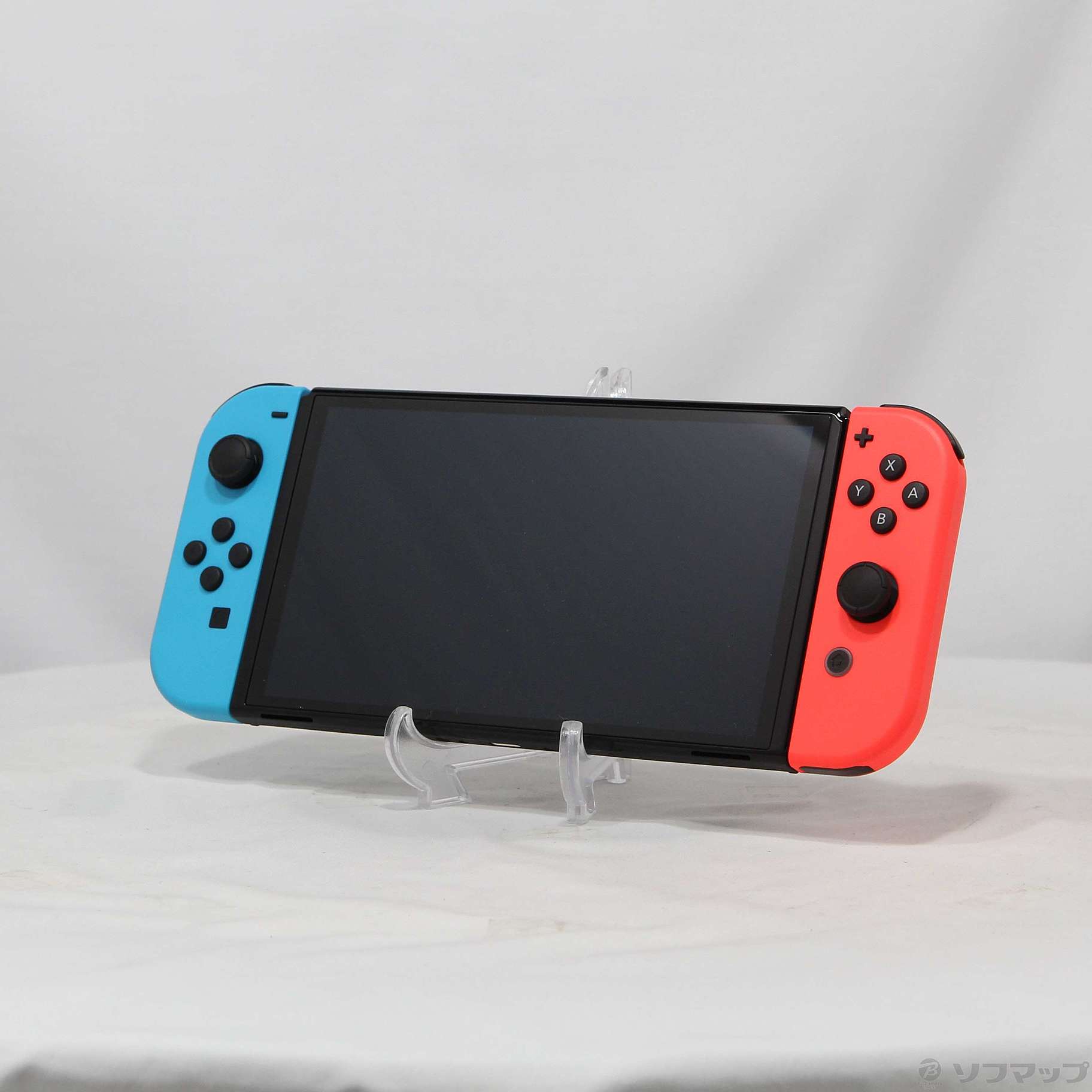 中古】Nintendo Switch 有機ELモデル Joy-Con(L) ネオンブルー／(R