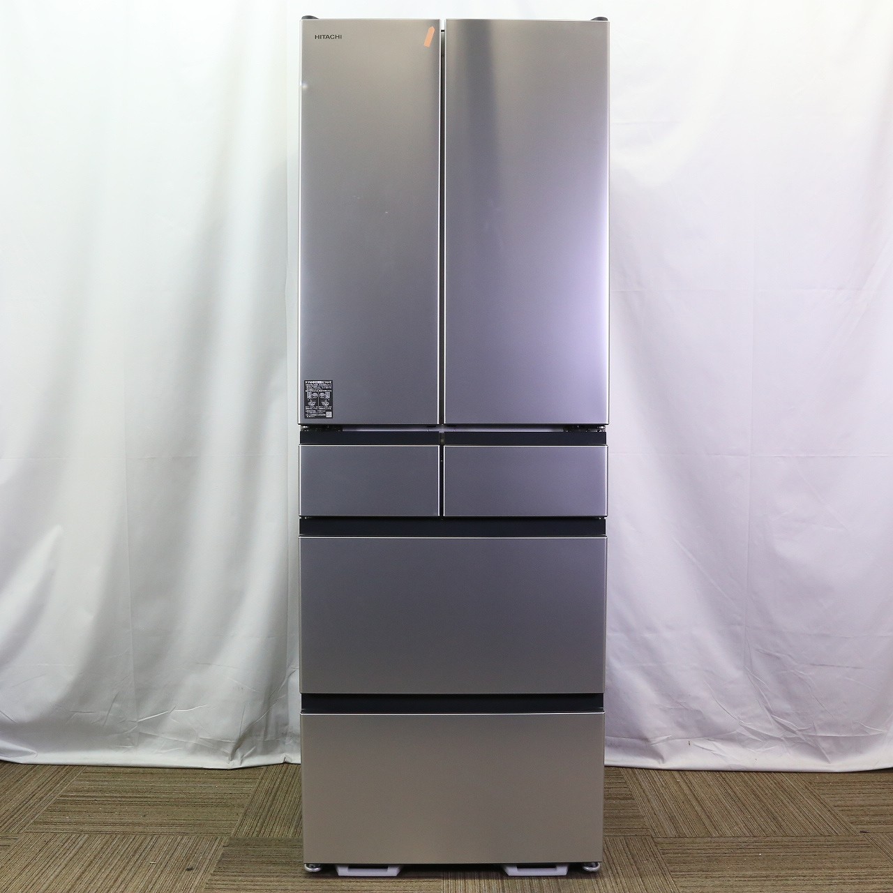 引越しに伴い値下 日立 冷蔵庫 R-KWC50(S)ブラストシルバー - 冷蔵庫