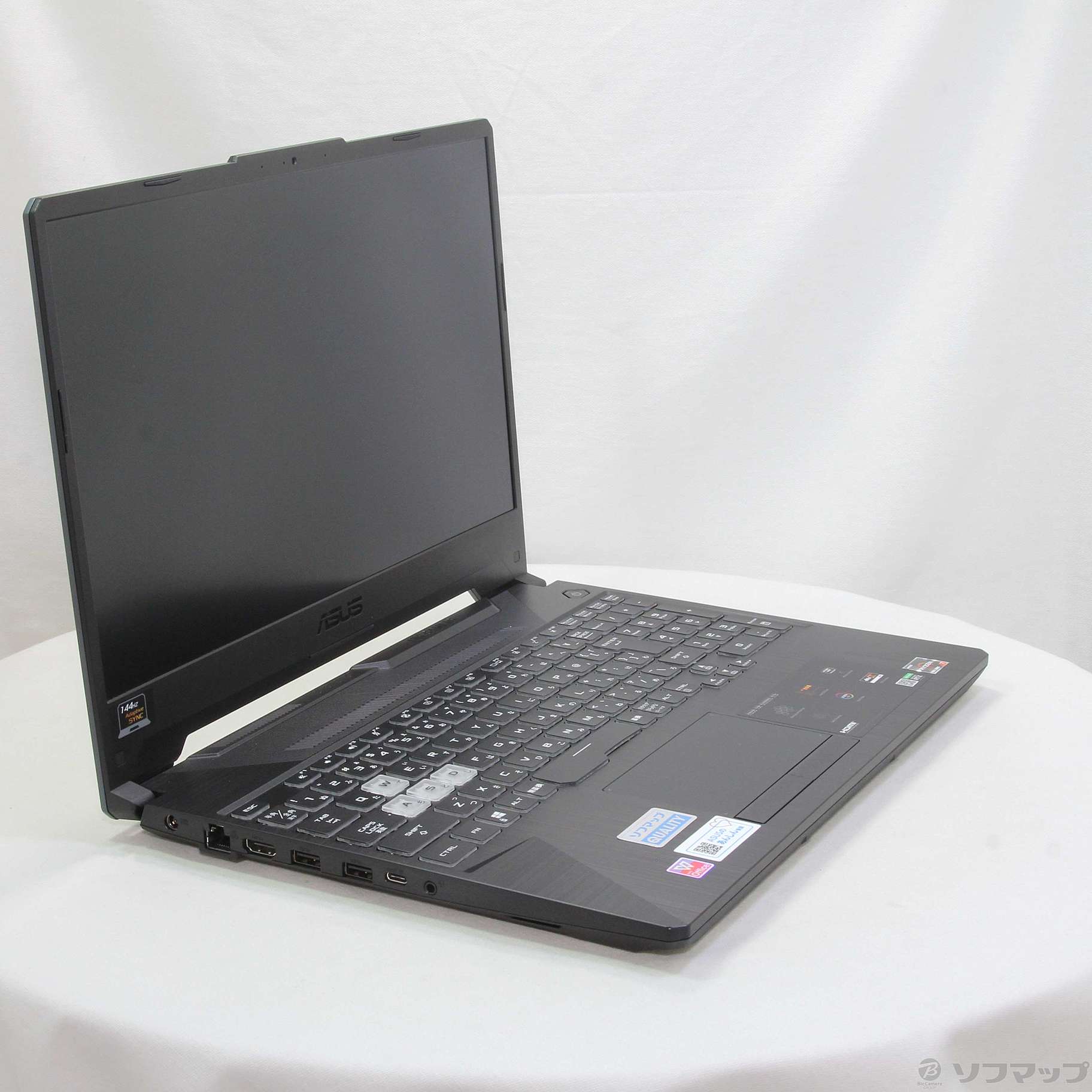 中古】TUF Gaming A15 FA506IV-R7R2060BKS フォートレス・グレイ