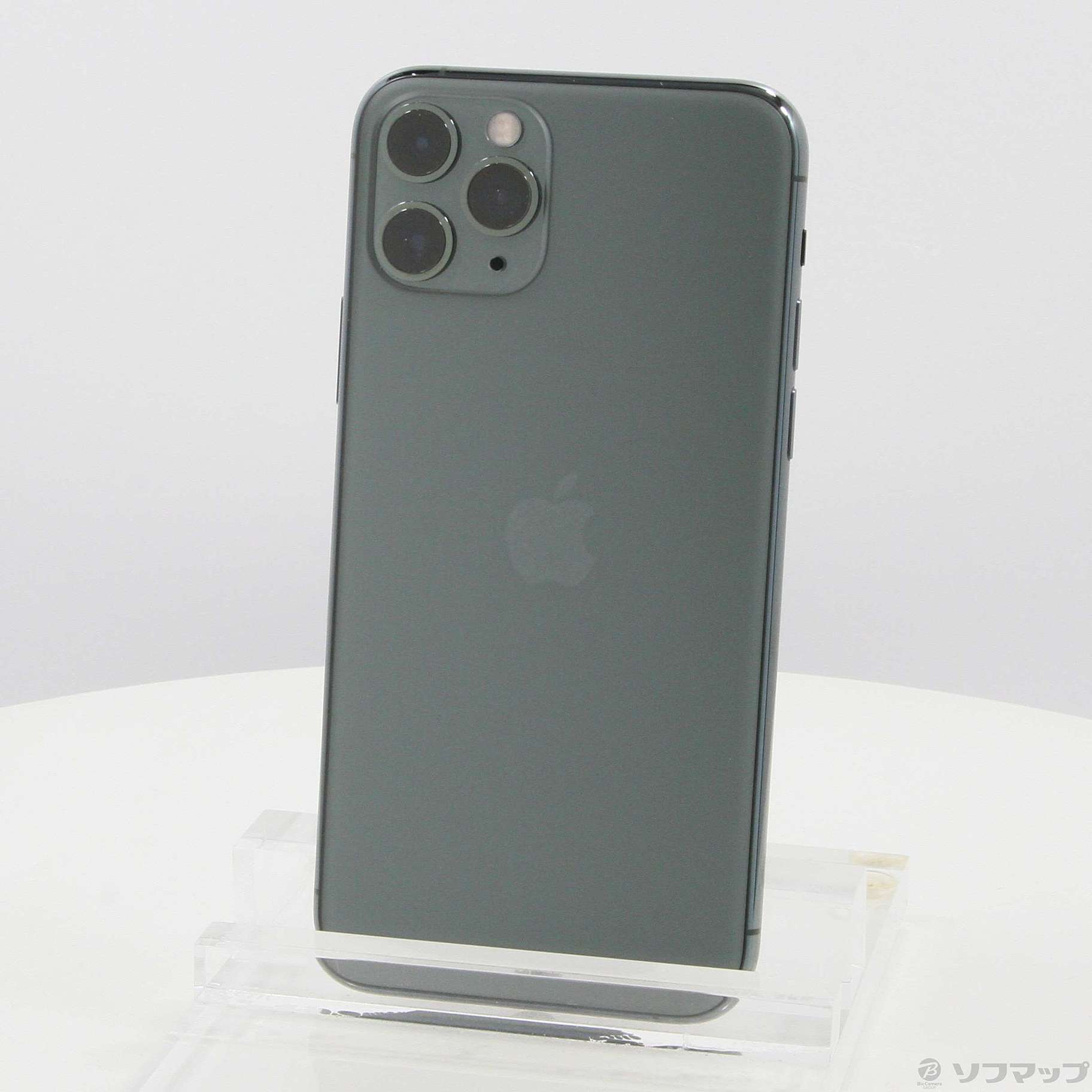 中古】iPhone11 Pro 64GB ミッドナイトグリーン MWC62J／A SIMフリー