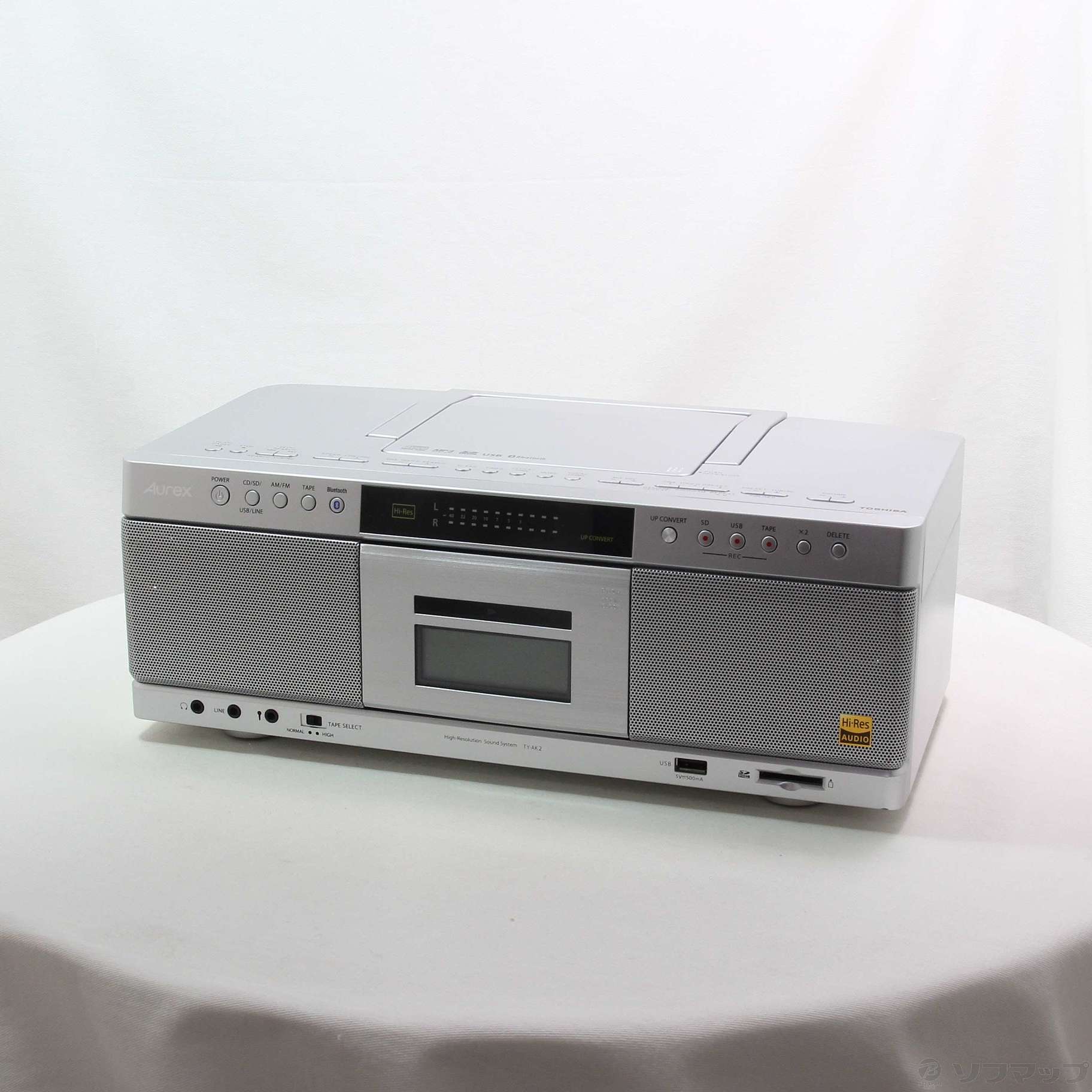 本物保証新品 東芝(TOSHIBA) TY-AK2(S) (シルバー) Aurex SD/USB/CD