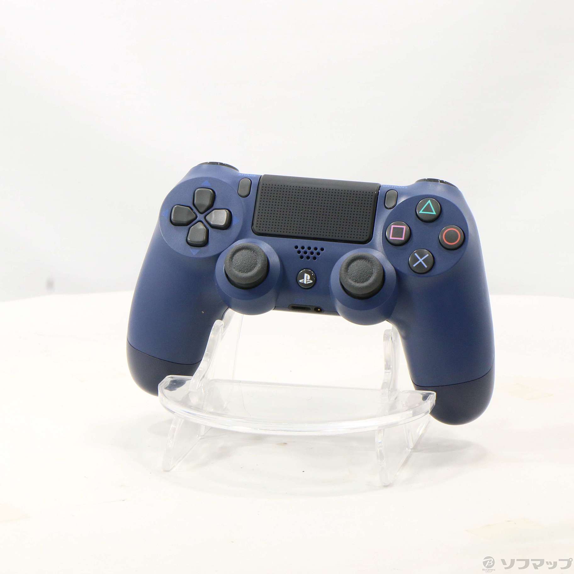 美品 PS4 コントローラー 純正 ミッドナイトブルー　1-M82