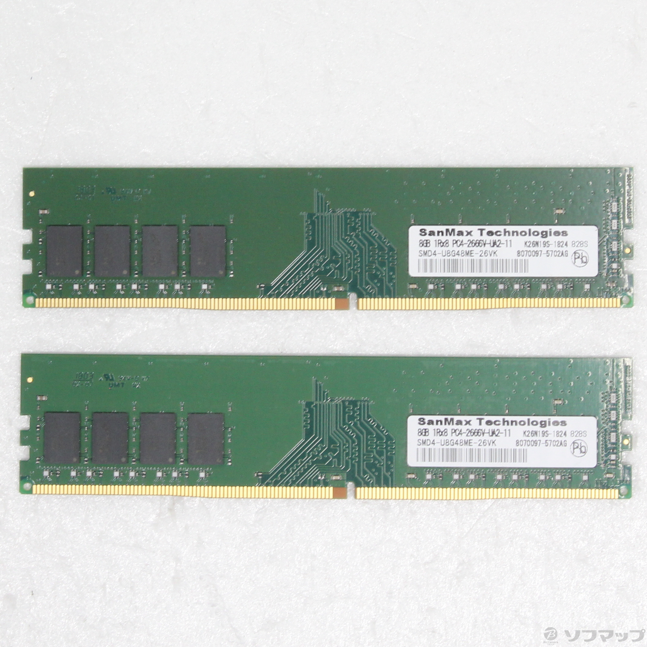 SanMax PC4-21300 8GB*2(DDR4-2666 16GB) - daterightstuff.com
