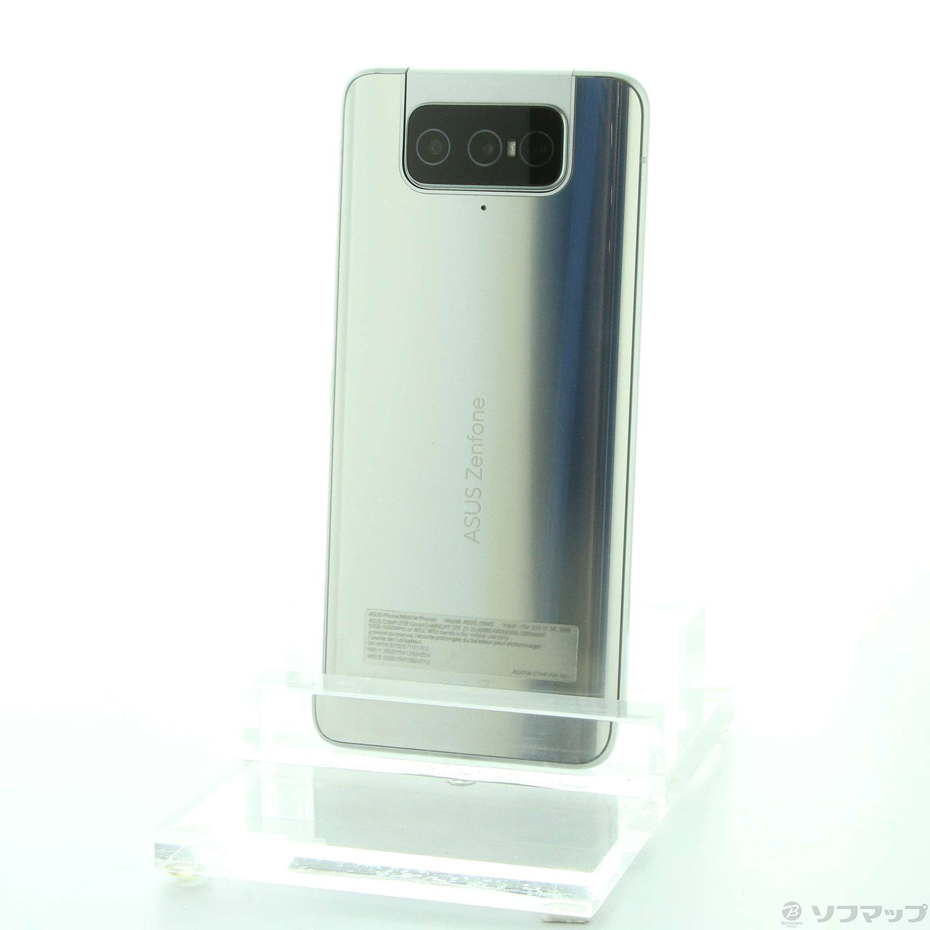 Zenfone 8 Flip 128GB グレイシアシルバー ZS672KS-SL128S8 SIMフリー