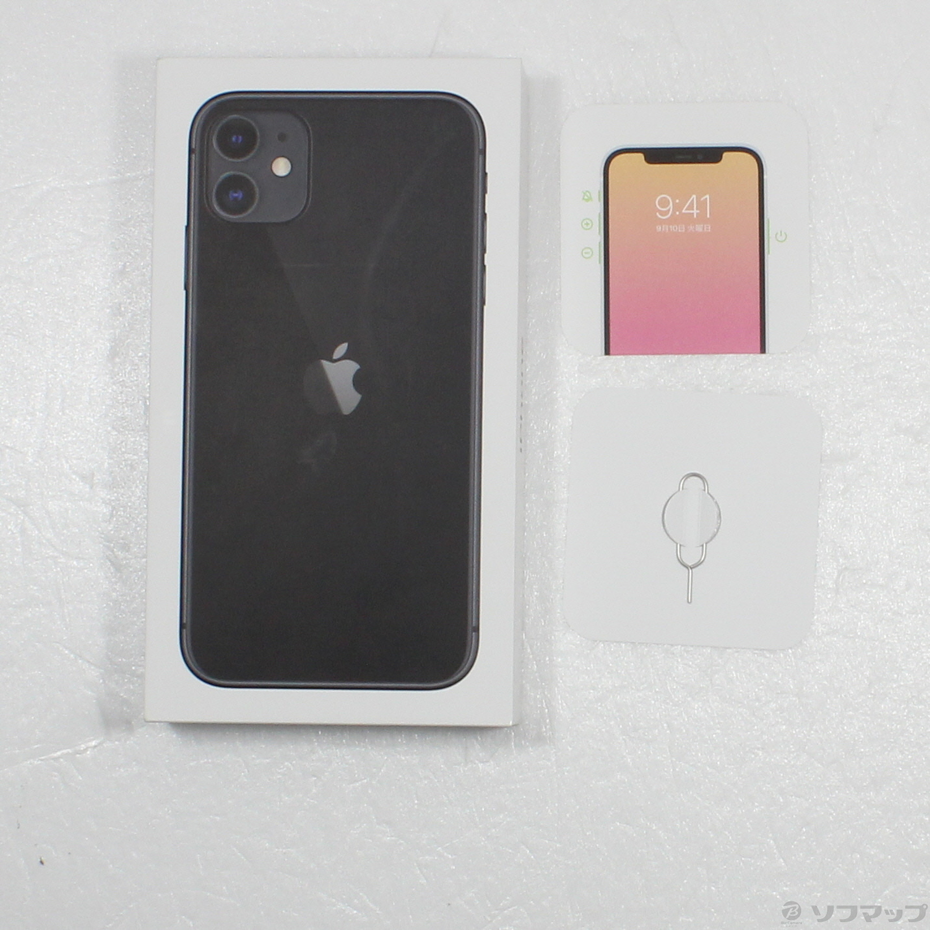 Apple iPhone 11 64GB SIMフリー ブラック MHDA3J/ - スマートフォン本体