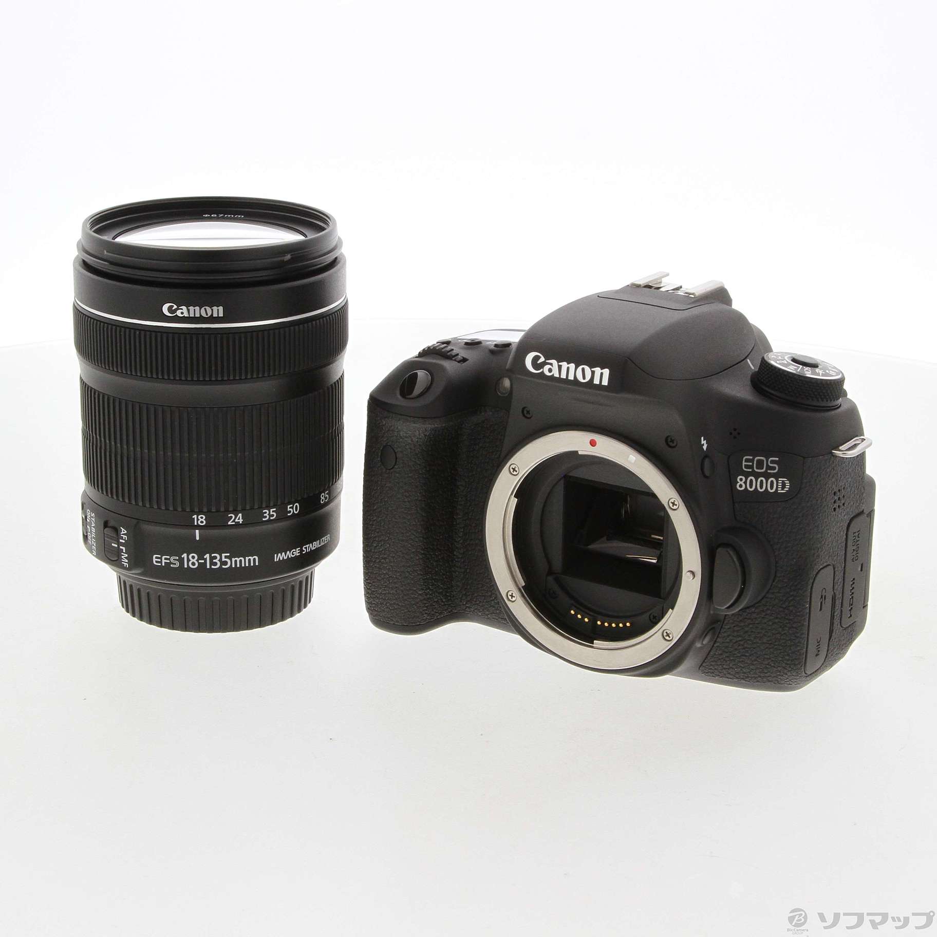 中古】EOS 8000D EF-S18-135 IS STM レンズキット (2420万画素／SDXC