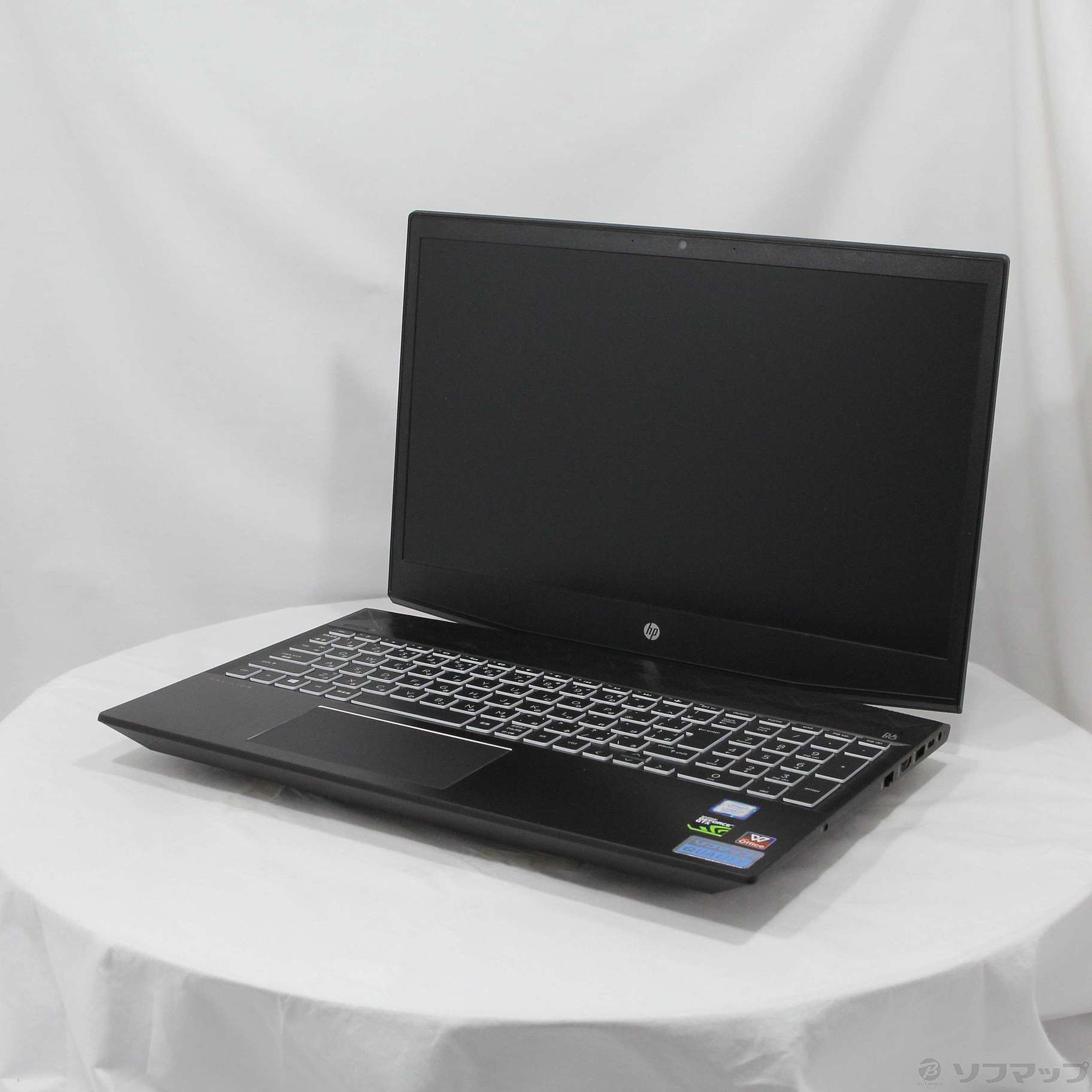 中古】HP Pavilion Gaming 15-cx0105TX 4KZ12PA-AAAA シャドウブラック 