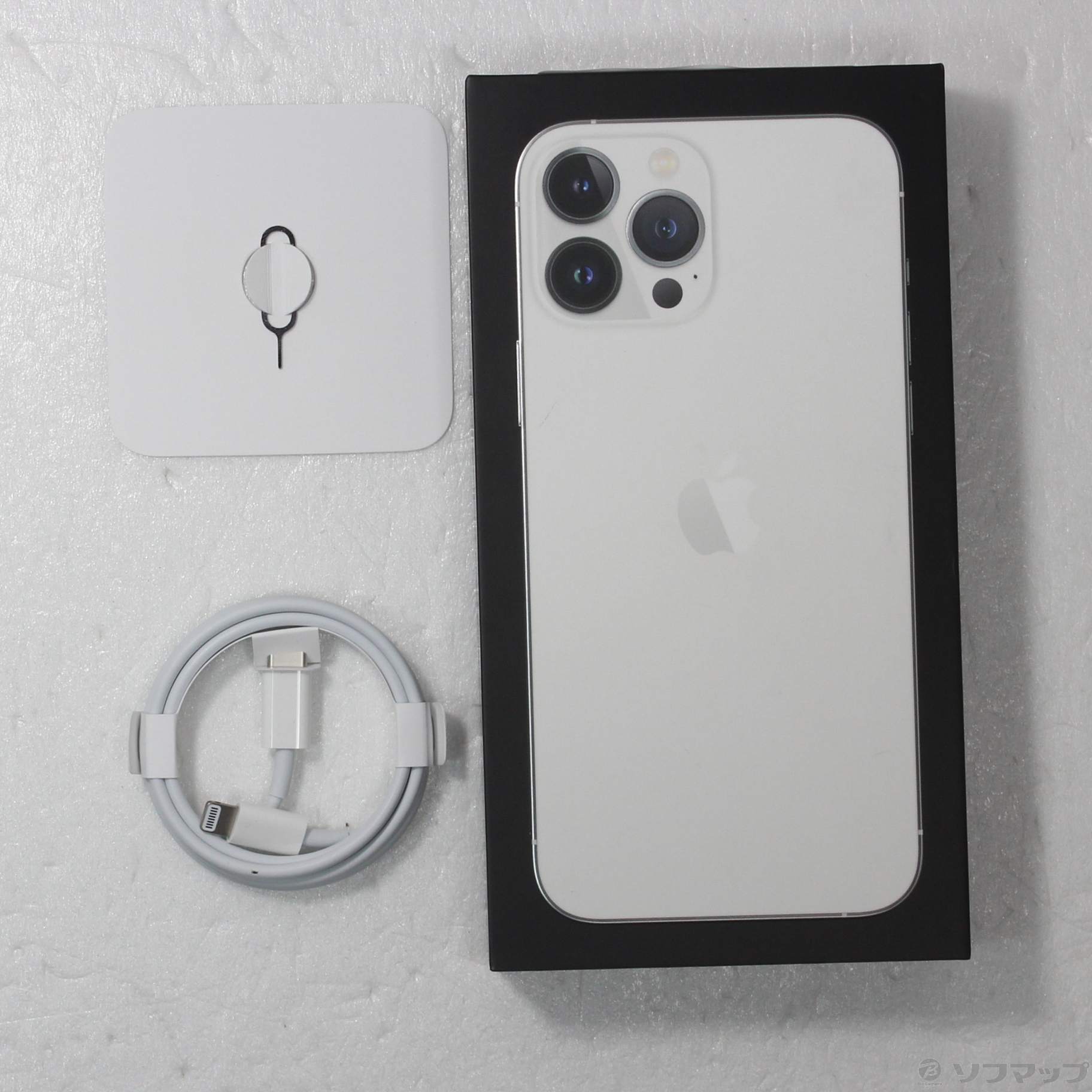 中古】iPhone13 Pro Max 256GB シルバー MLJ93J／A SIMフリー