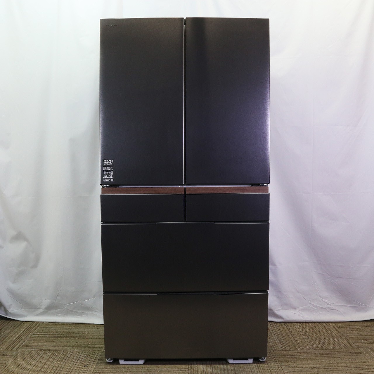 中古】〔中古品〕 冷蔵庫 GXCCタイプ バイブレーションモーブグレー R