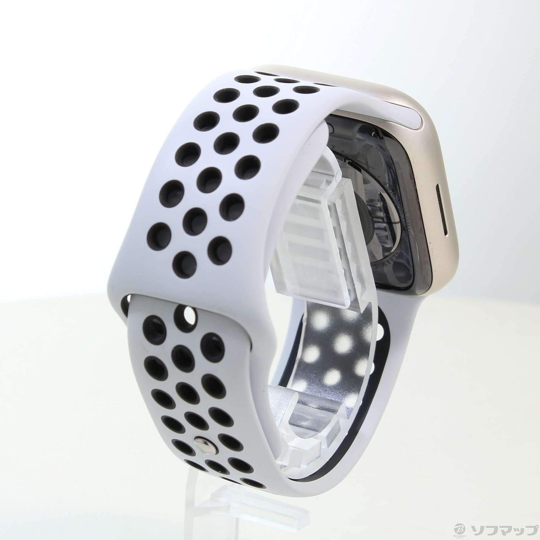 中古】Apple Watch Series 7 Nike GPS 45mm スターライトアルミニウム