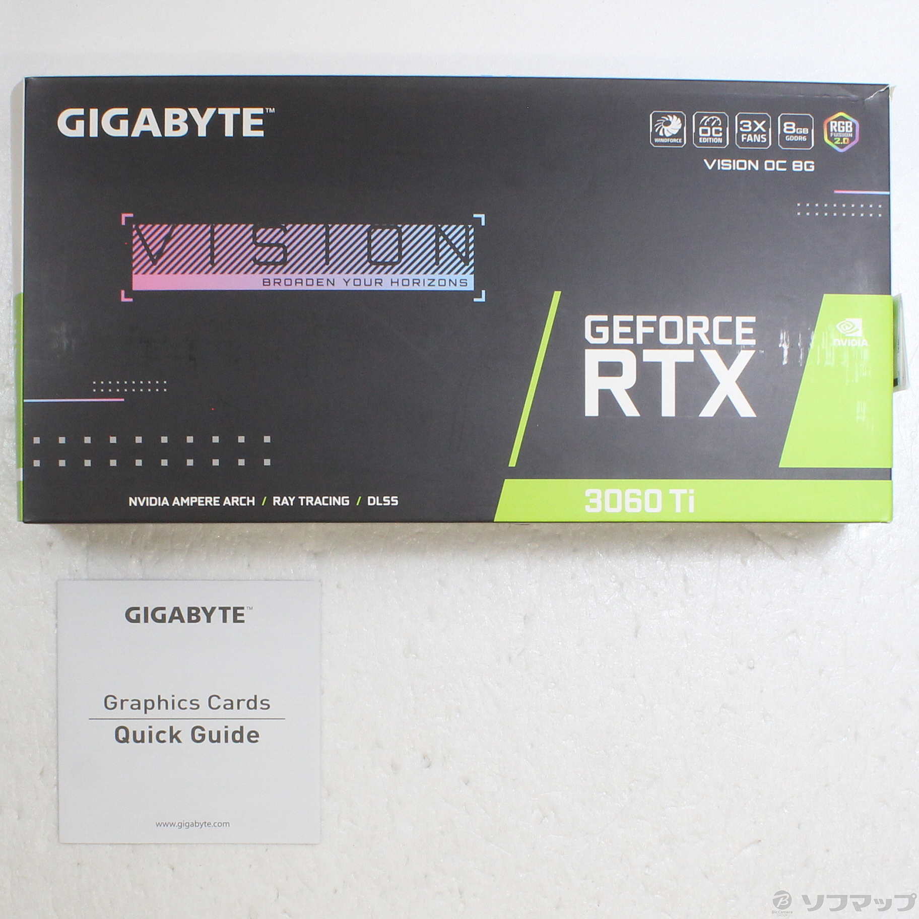 中古】〔展示品〕 GeForce RTX 3060 Ti VISION OC 8G rev.2.0 