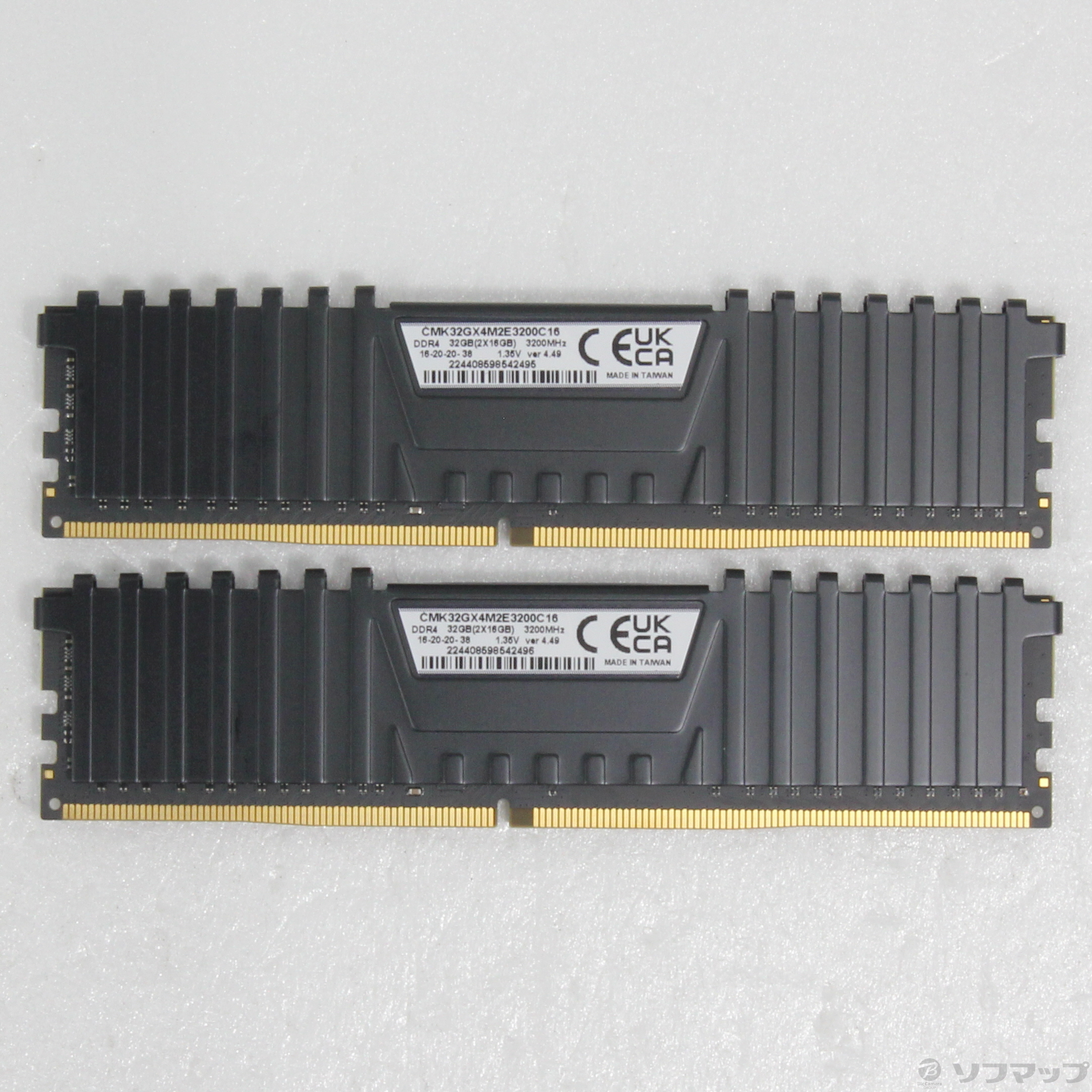 CORSAIR コルセア CMK32GX4M2E3200C16 DDR4 SDRAM 16GB×2枚組 DDR4-3200 VENGEANCE LPXシリーズ