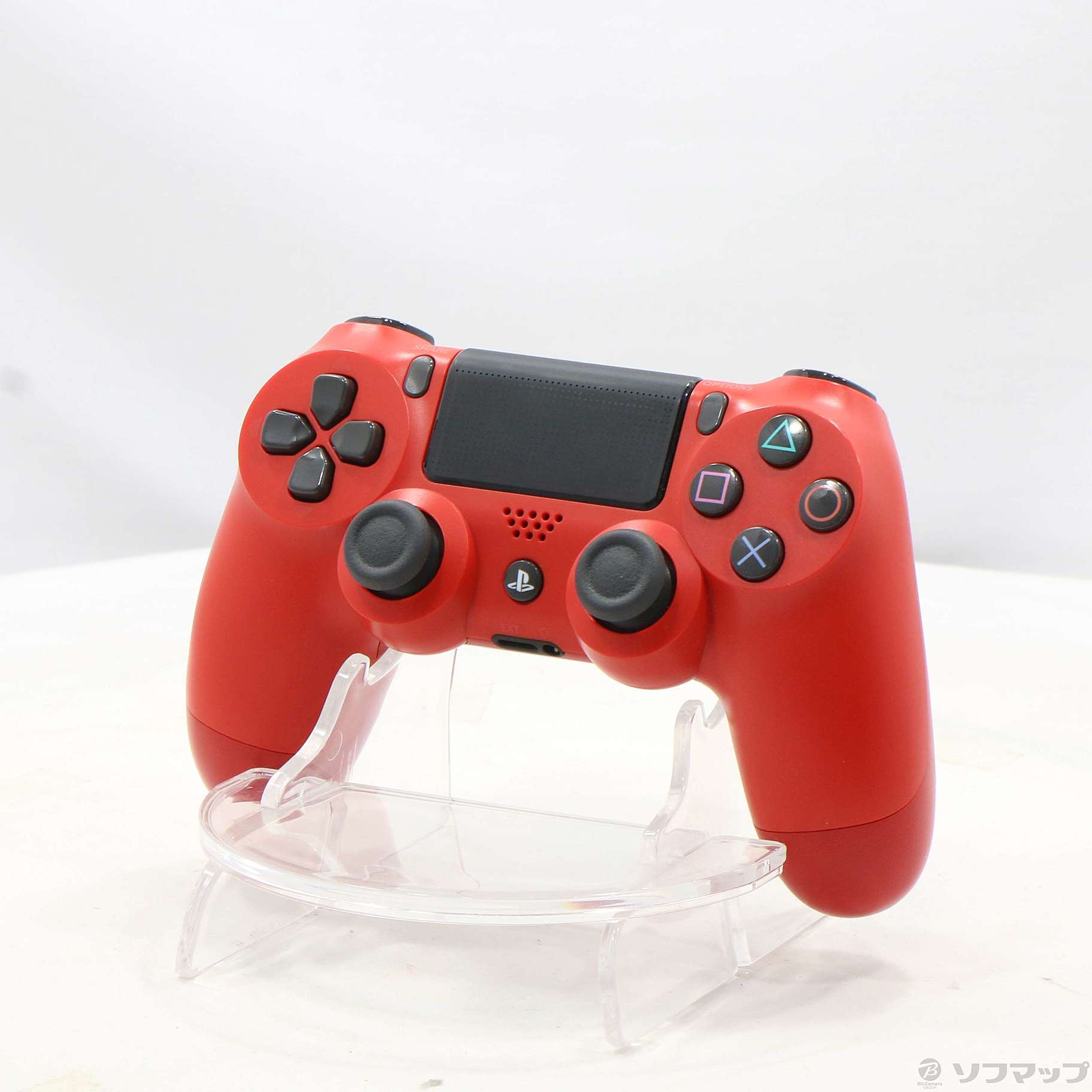 中古】ワイヤレスコントローラー DUALSHOCK4 CUH-ZCT2J1 マグマ