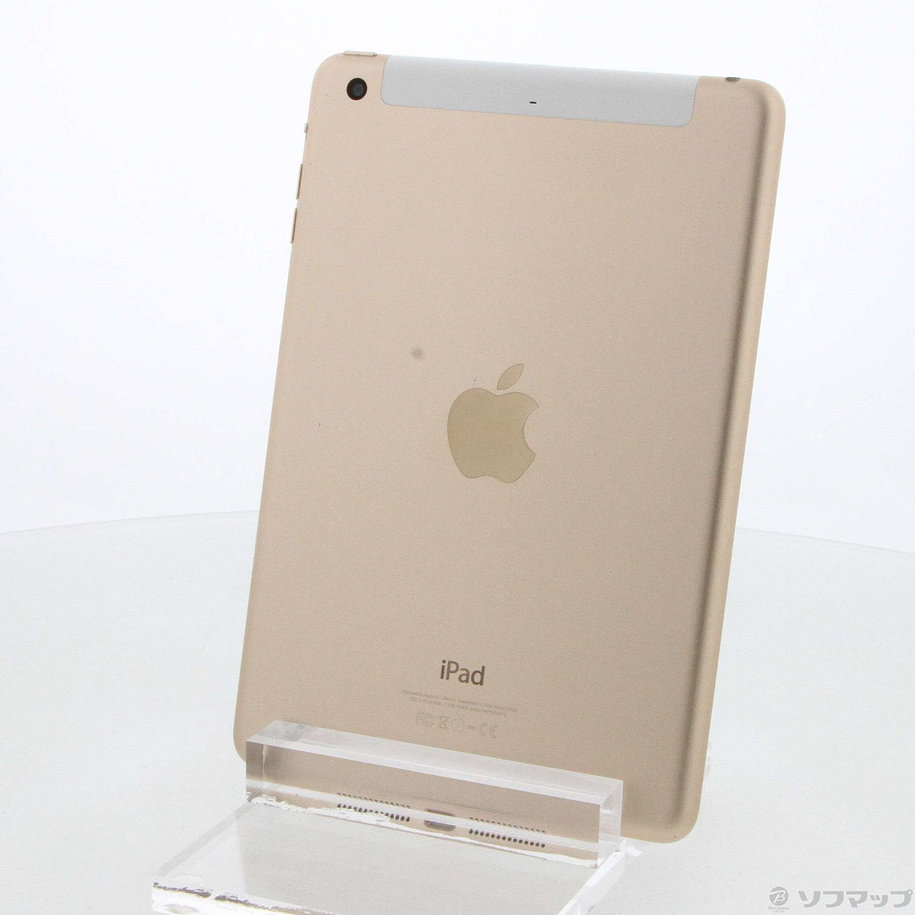 中古】iPad mini 3 16GB ゴールド MGYR2J／A docomo [2133047893156