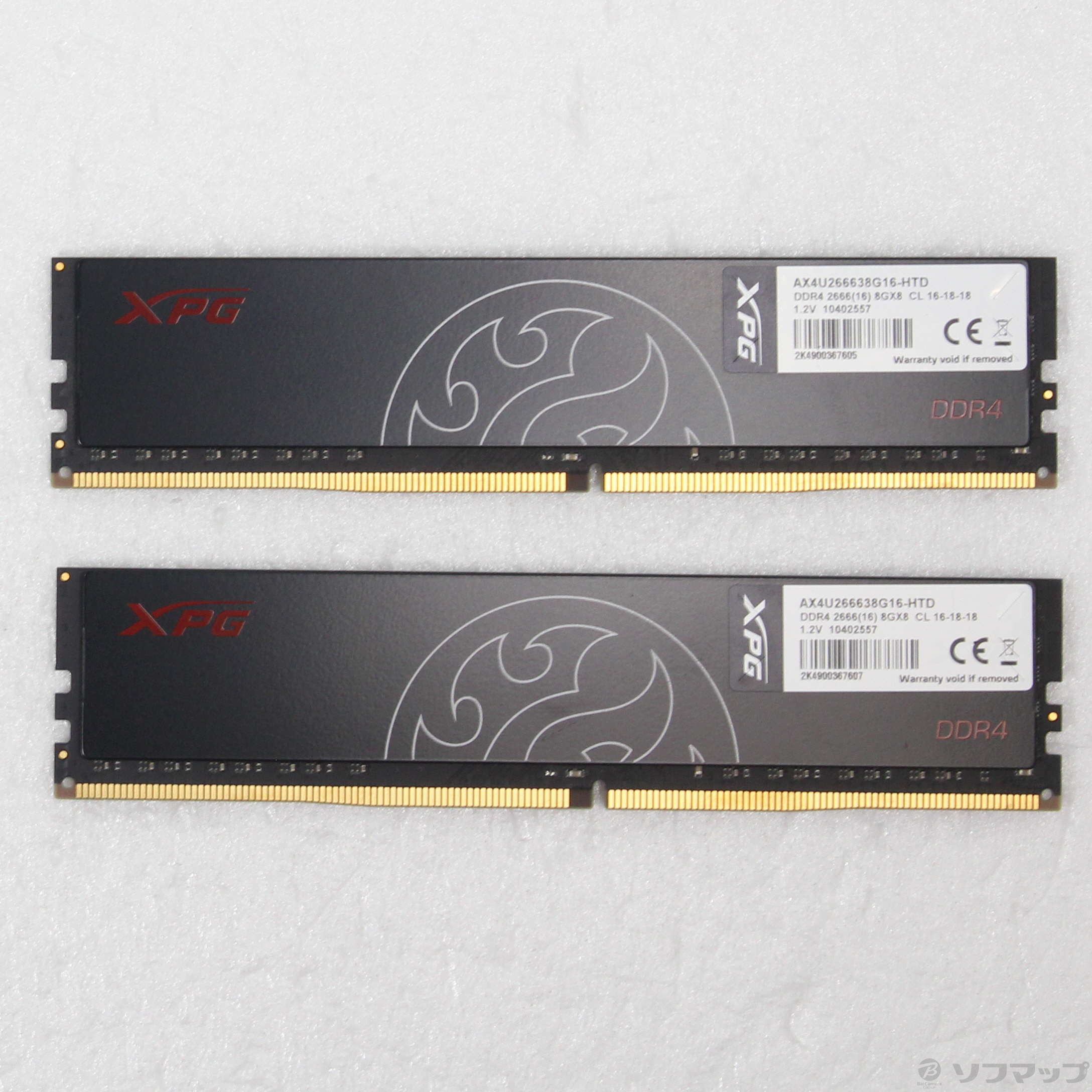 【中古】AX4U266638G16-HTD 16GB 8GB×2枚組 [2133047913854] - リコレ！|ビックカメラグループ ...