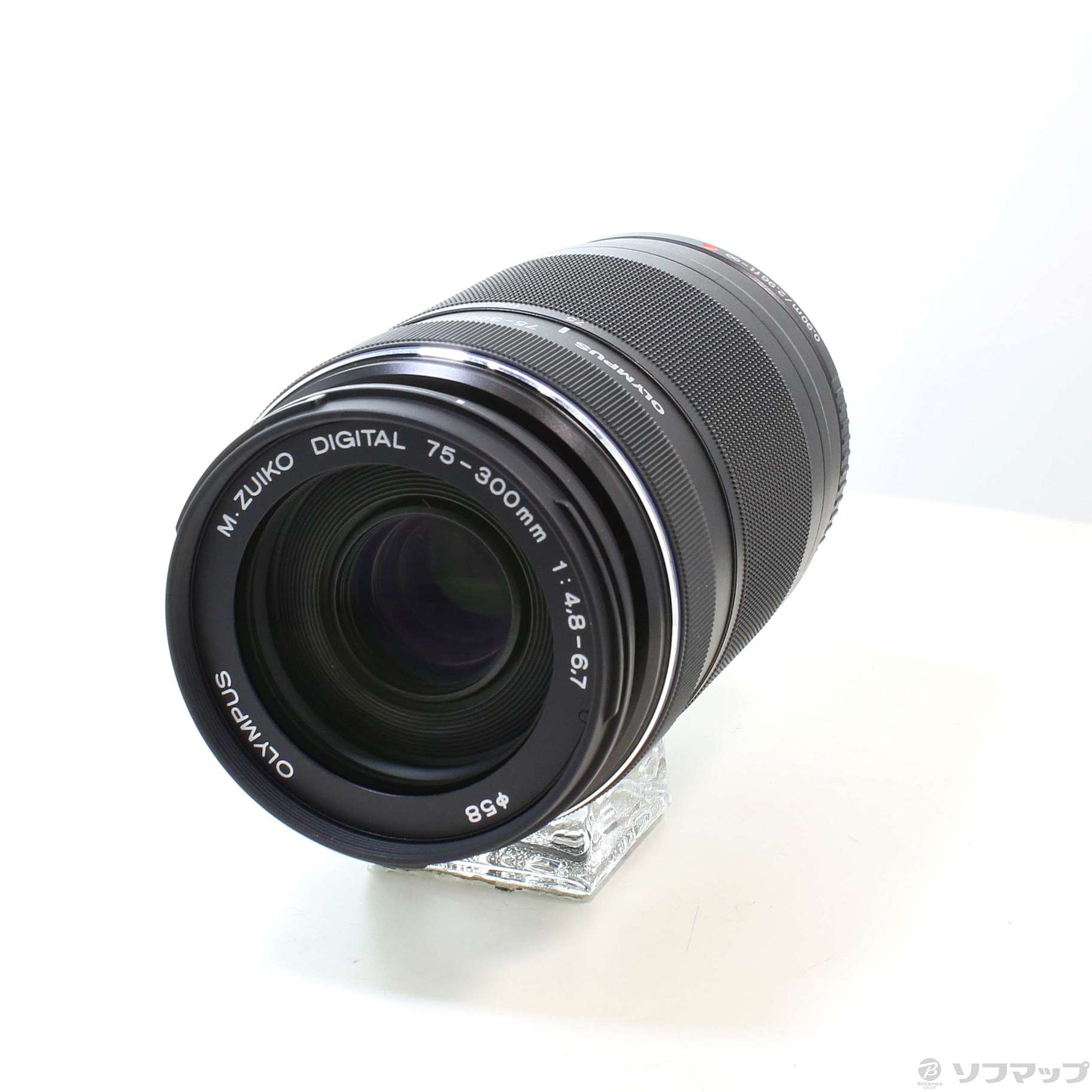 中古】M.ZUIKO DIGITAL ED 75-300mm F4.8-6.7 II ブラック