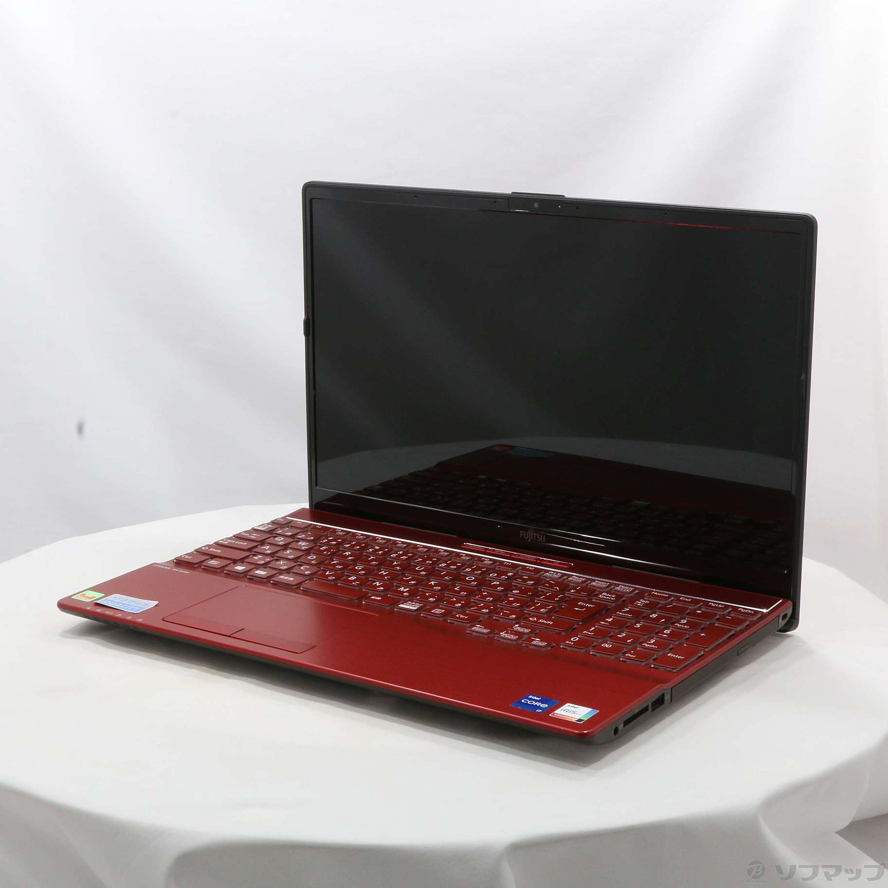 中古】LIFEBOOK AH77／E3 FMVA77E3R ガーネットレッド 〔Windows 10