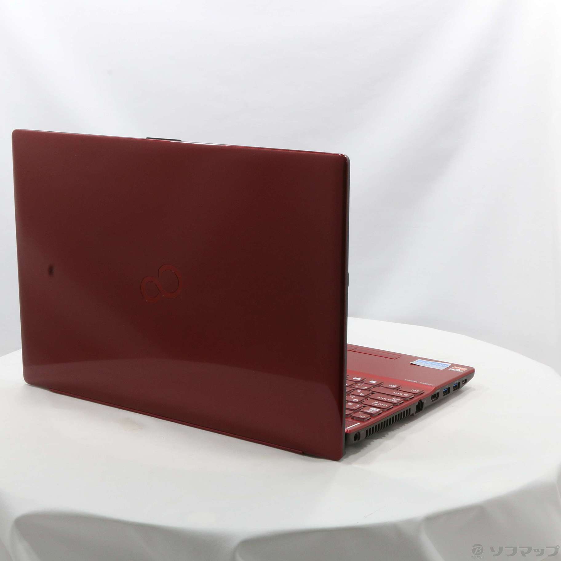 中古】LIFEBOOK AH77／E3 FMVA77E3R ガーネットレッド 〔Windows 10