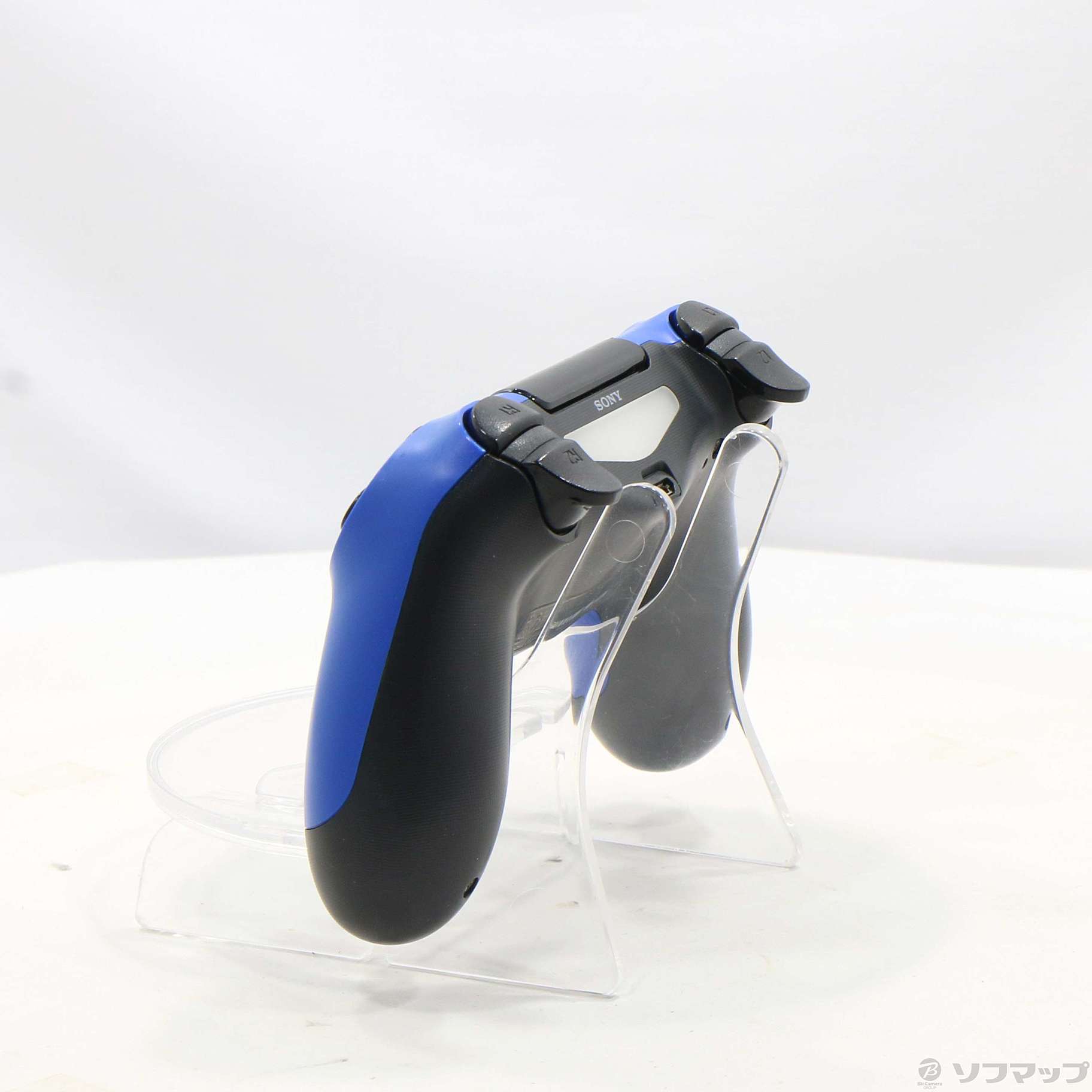 ジャンク品〕 ワイヤレスコントローラー DUALSHOCK4 ウェイブ・ブルー