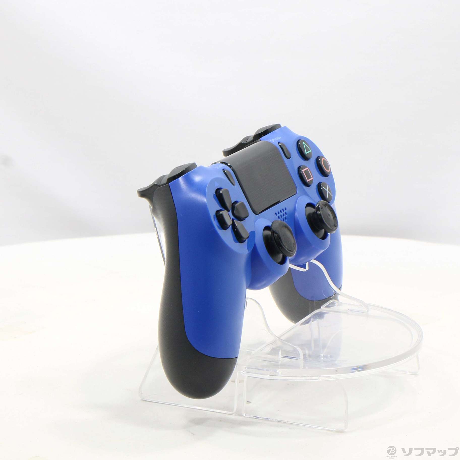 ジャンク品〕 ワイヤレスコントローラー DUALSHOCK4 ウェイブ・ブルー