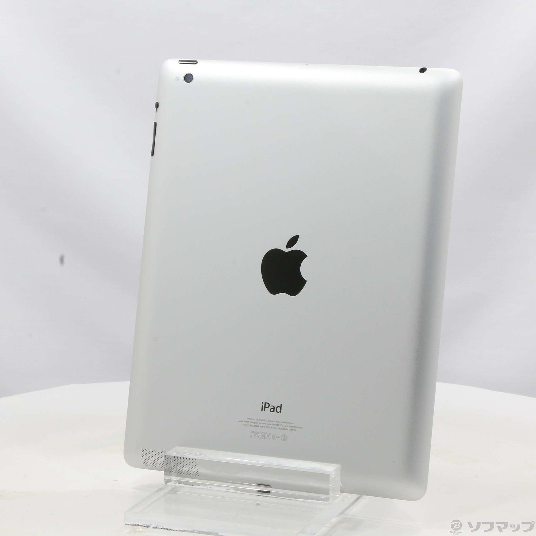 中古】発掘市 iPad 第4世代 32GB ホワイト MD514J／A Wi-Fi