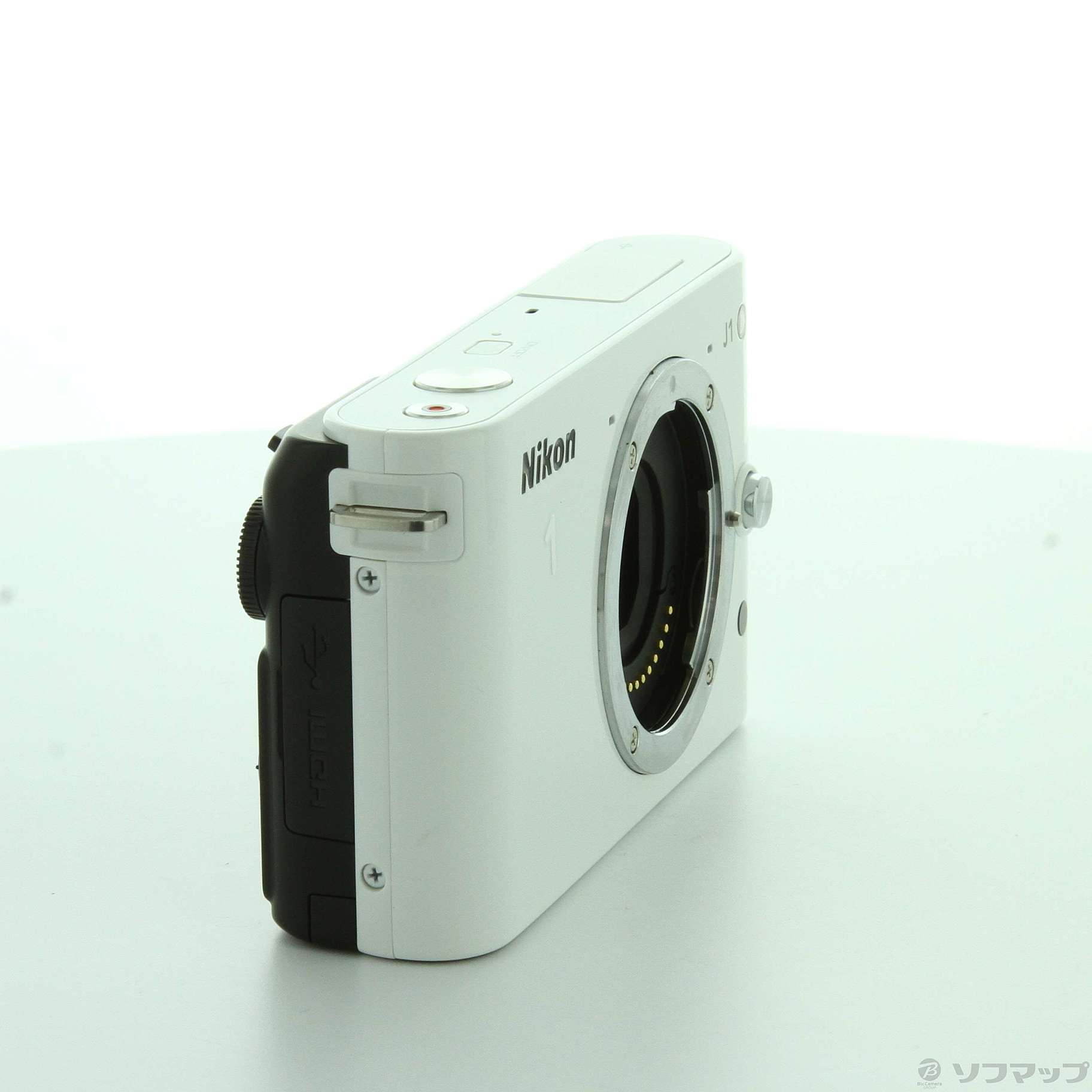 中古】Nikon 1 J1 ボディ (1010万画素／ホワイト) [2133047945831