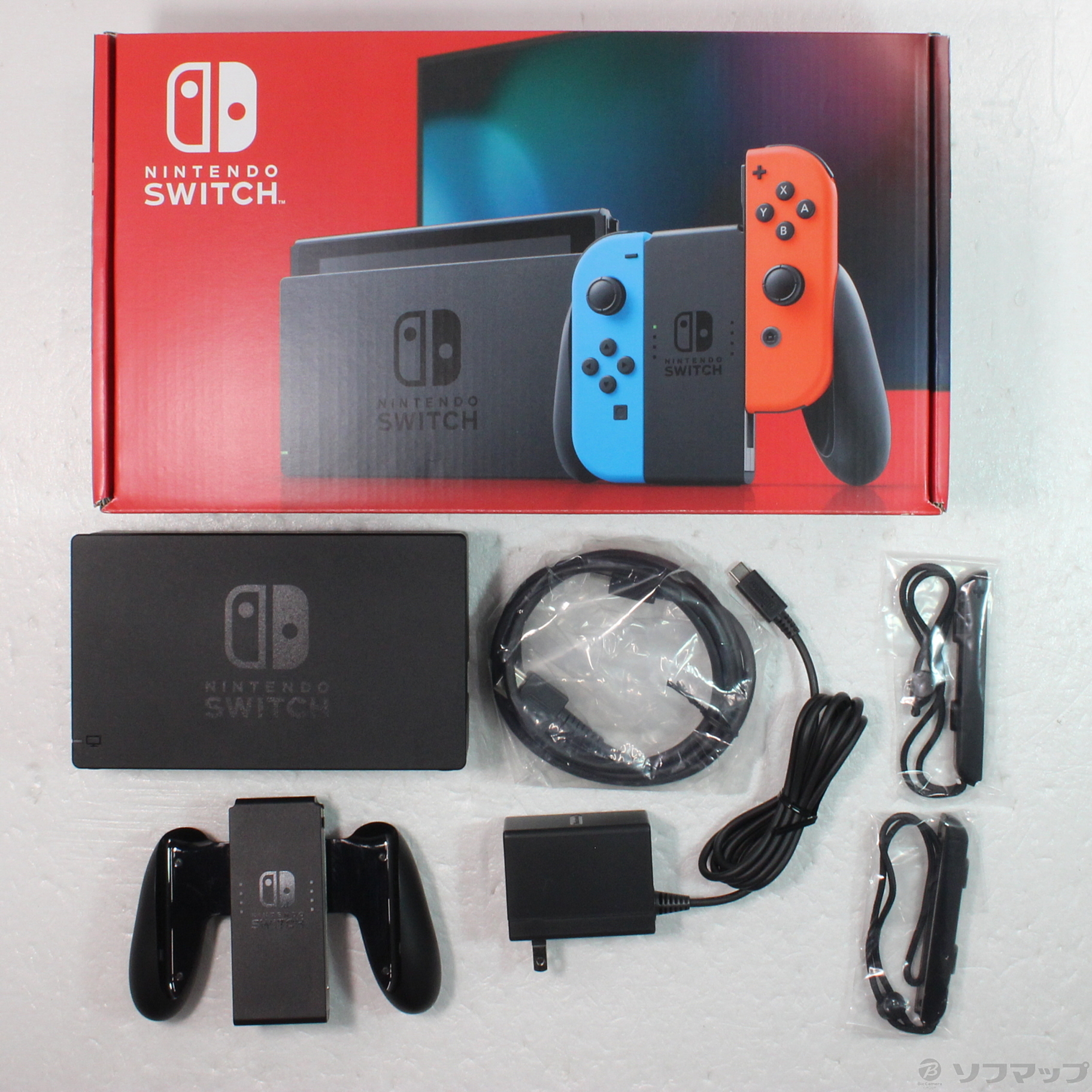 NINTENDO SWITCH 2019年 バッテリー強化型 フルセット 品-