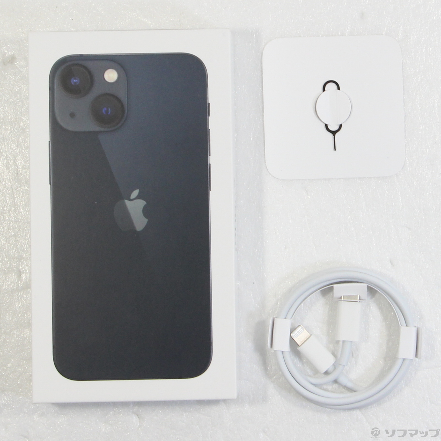 中古】iPhone13 mini 128GB ミッドナイト MLJC3J／A SIMフリー