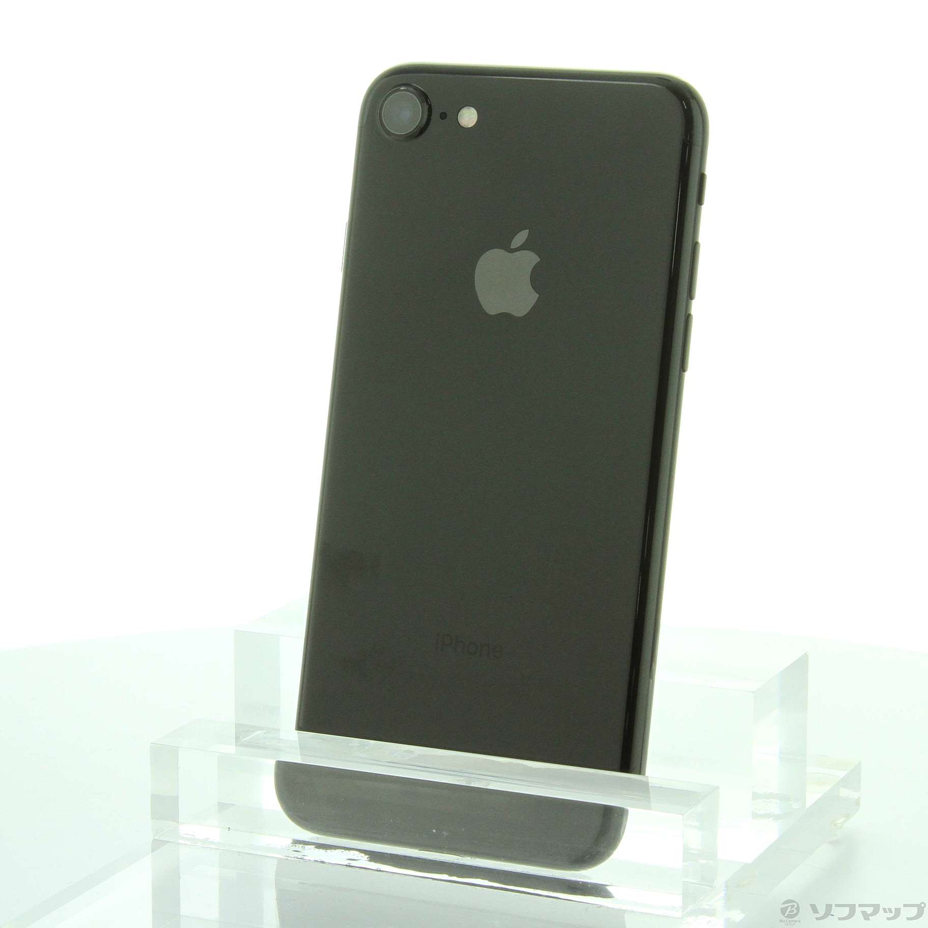 中古】iPhone7 256GB ジェットブラック MNCV2J／A SIMフリー