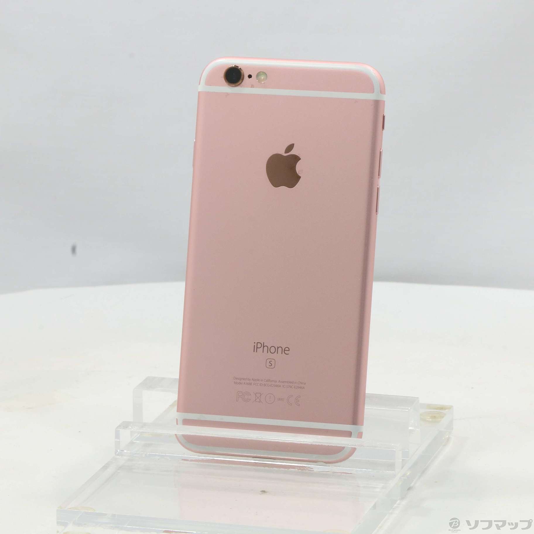 中古】iPhone6s 16GB ローズゴールド MKQM2J／A SIMフリー