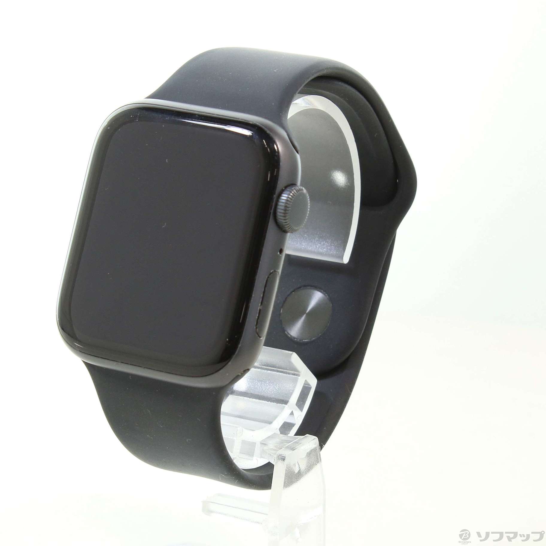 Apple Watch SE 第1世代 GPS 44mm スペースグレイアルミニウムケース ブラックスポーツバンド