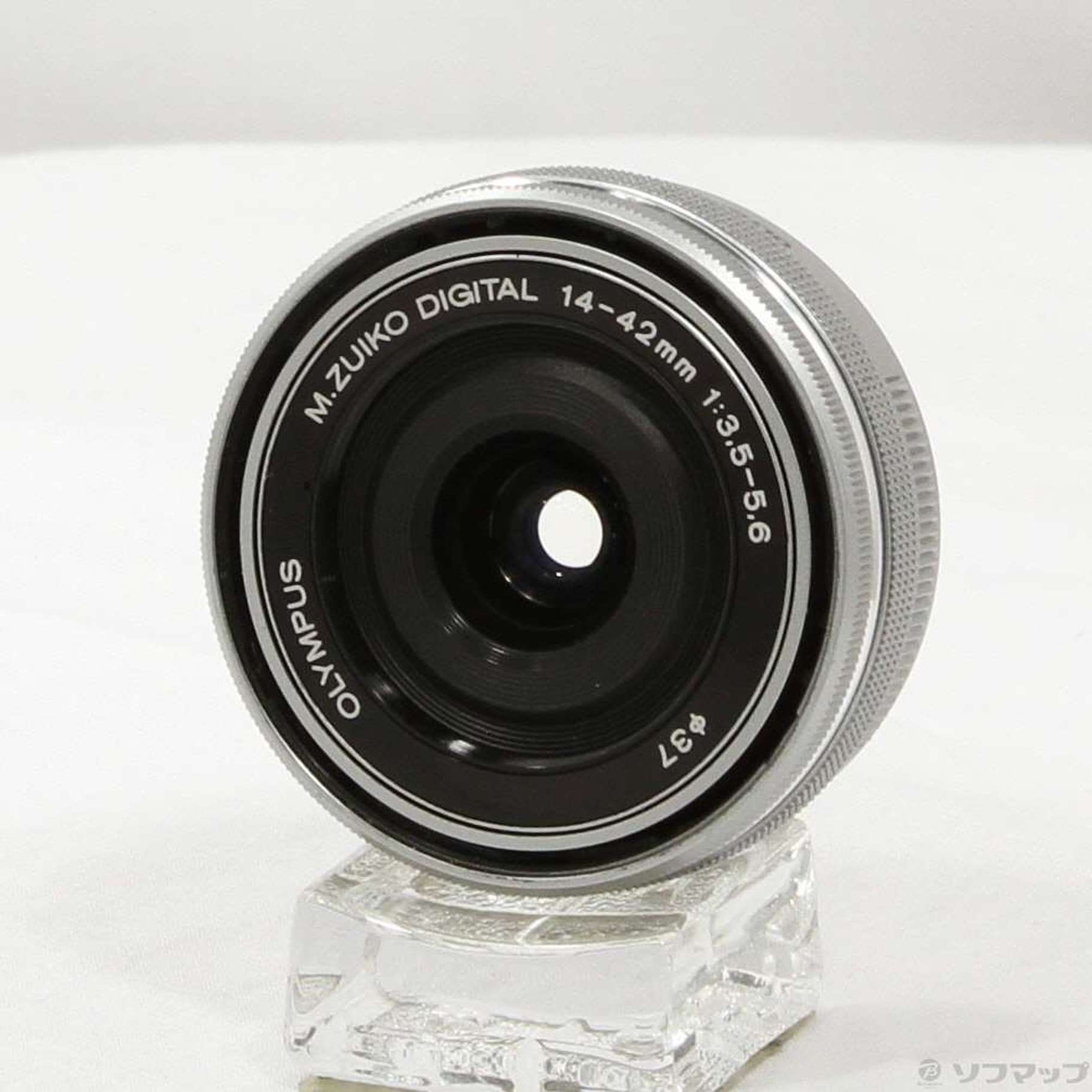 中古】M.ZUIKO DIGITAL ED 14-42mm F3.5-5.6 EZ シルバー (μ4／3