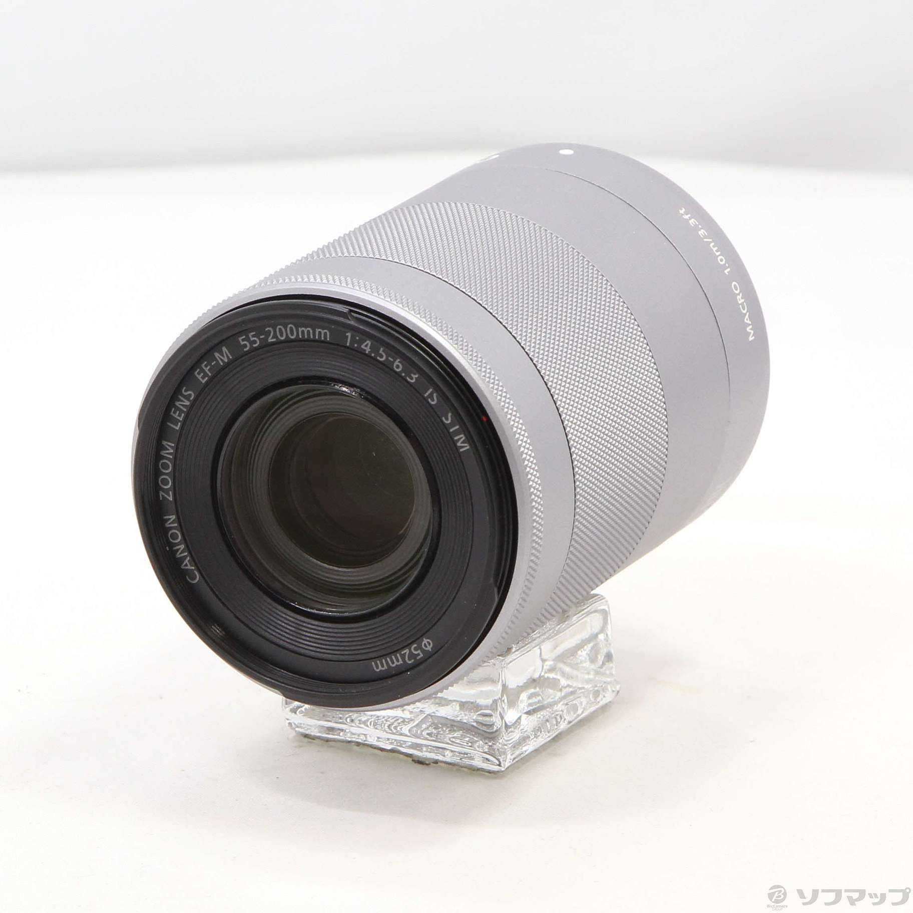 中古】EF-M55-200MM F4.5-6.3 IS STM シルバー [2133047956875