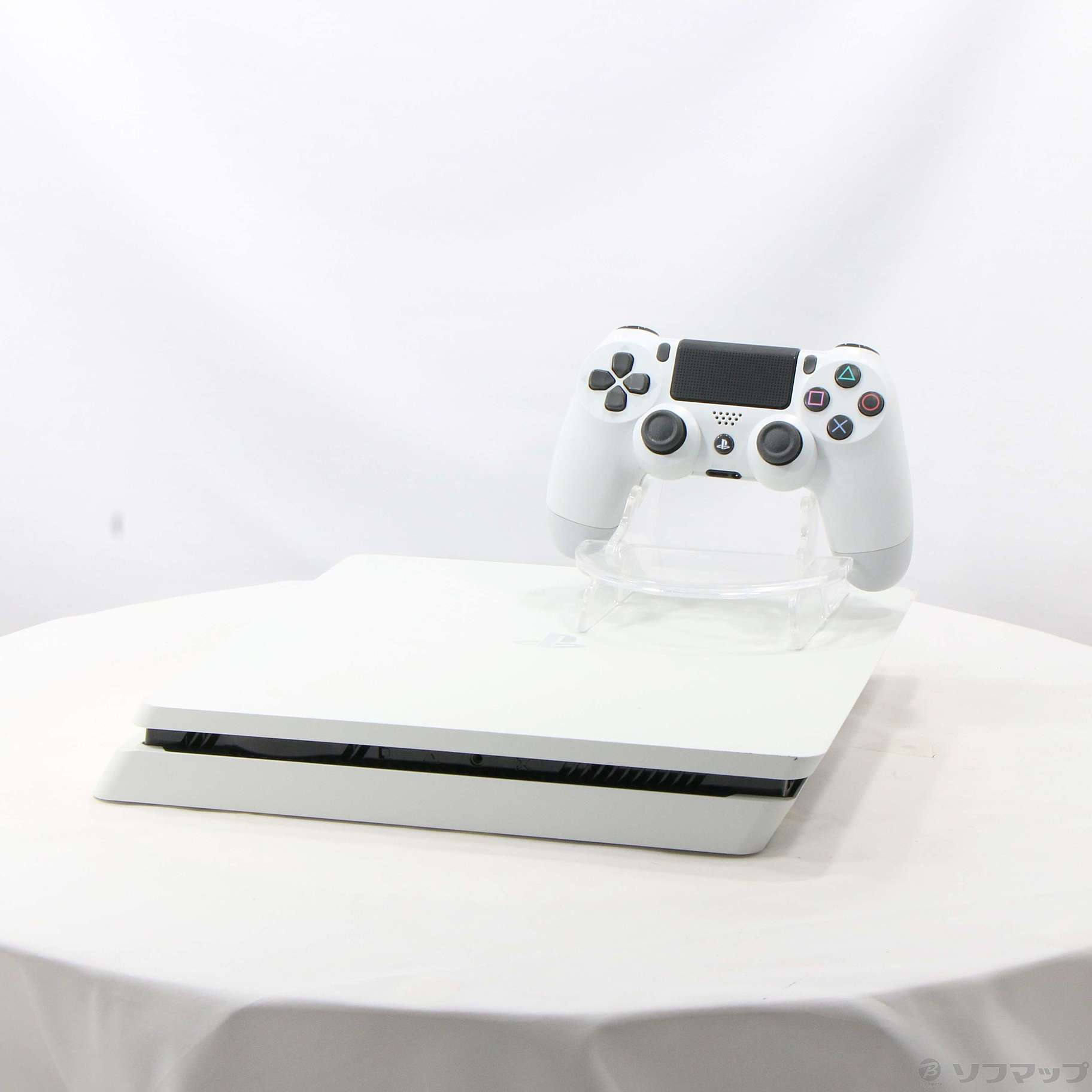 中古】PlayStation 4 グレイシャー・ホワイト 500GB [2133047960018