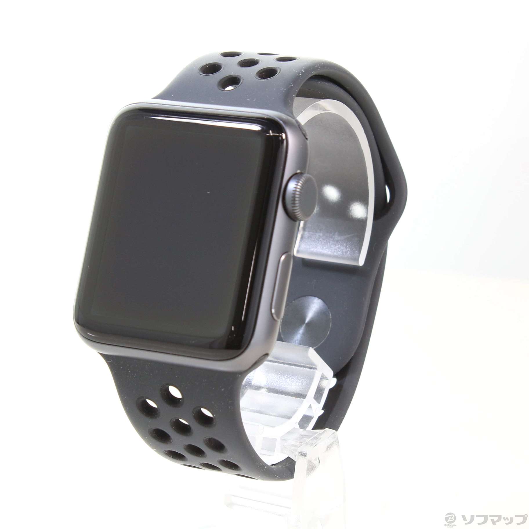 Apple Watch Series 3 Nike+ GPS 42mm スペースグレイアルミニウムケース アンスラサイト／ブラックNikeスポーツバンド